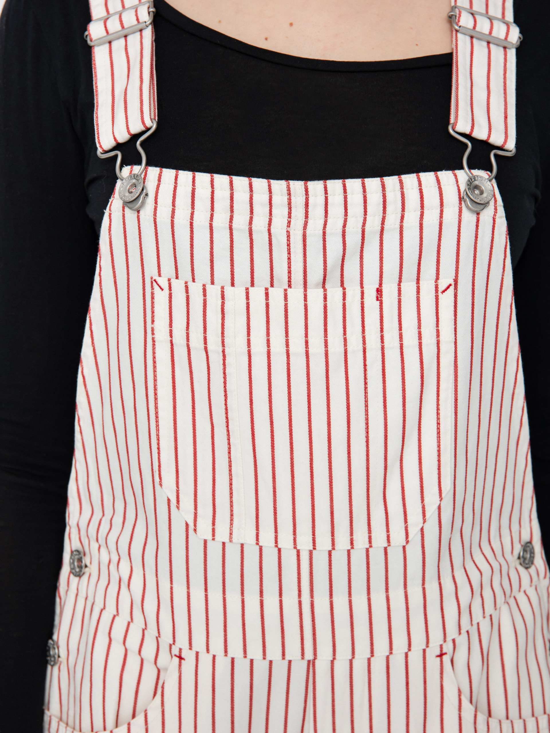 Brixton Costa Overall Kisnadrág Wmn (aloha red)