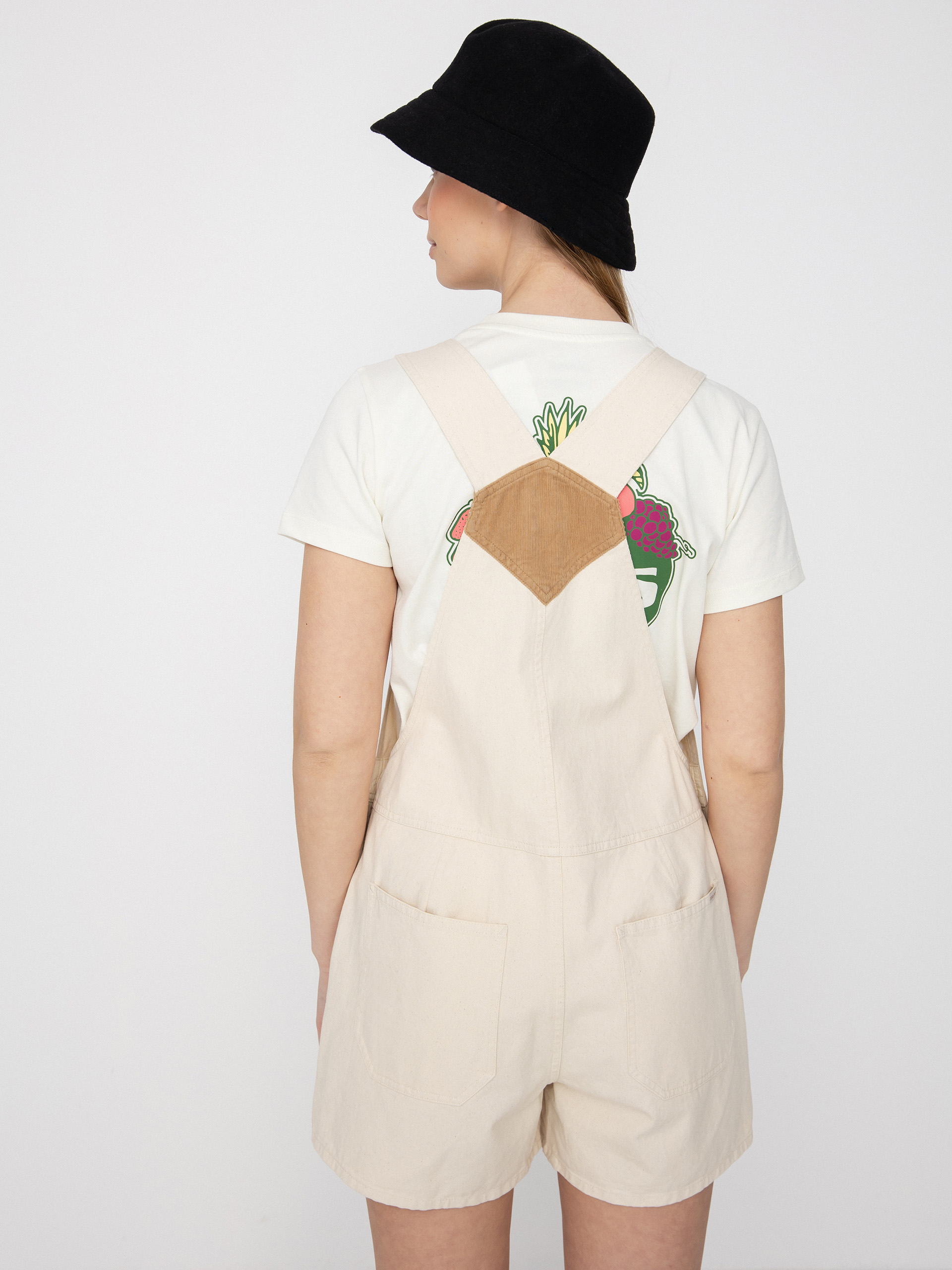 Brixton Costa Overall Rövidnadrág Wmn (natural)