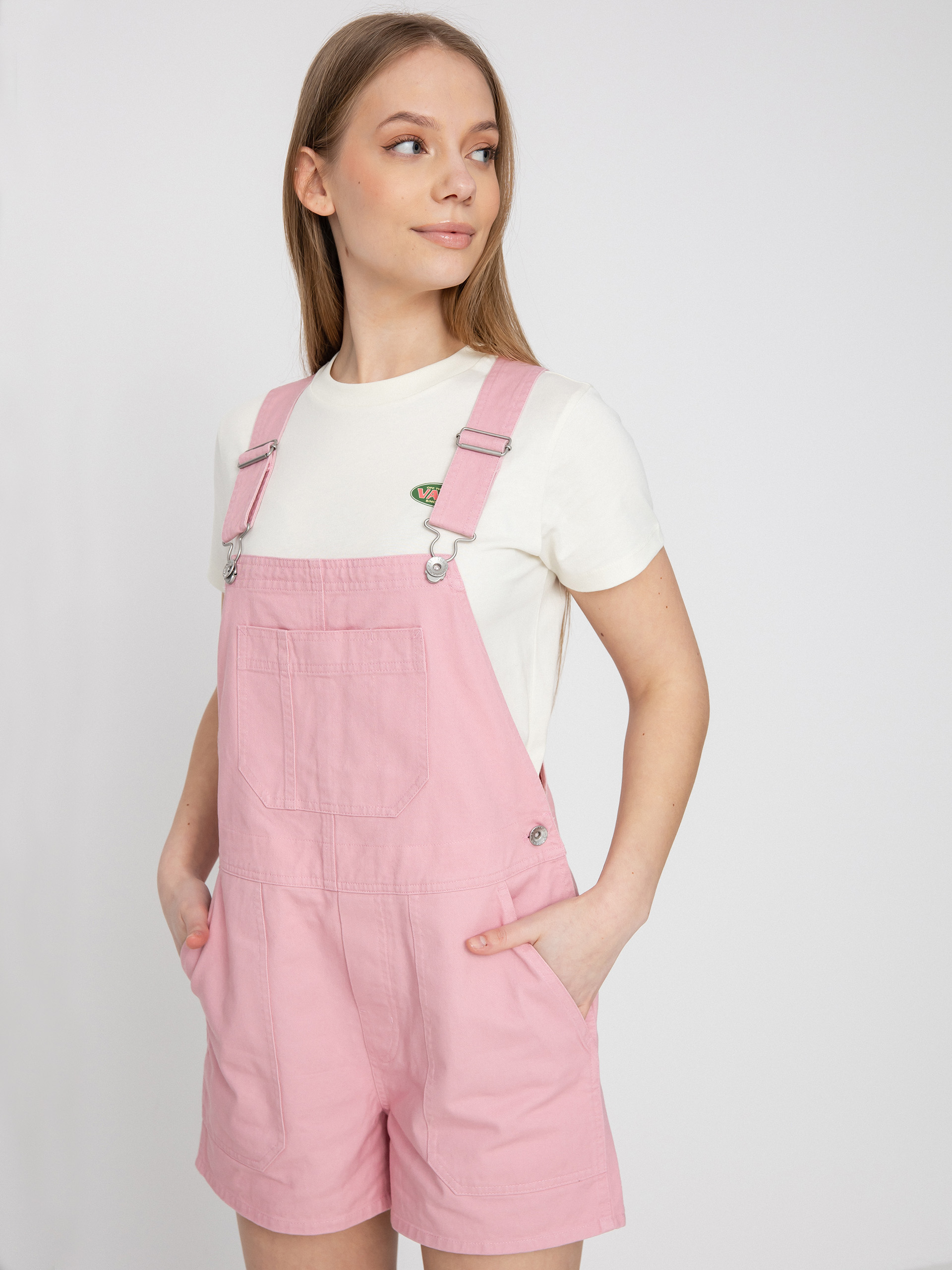 Brixton Costa Overall Rövidnadrág Wmn (pink nectar)