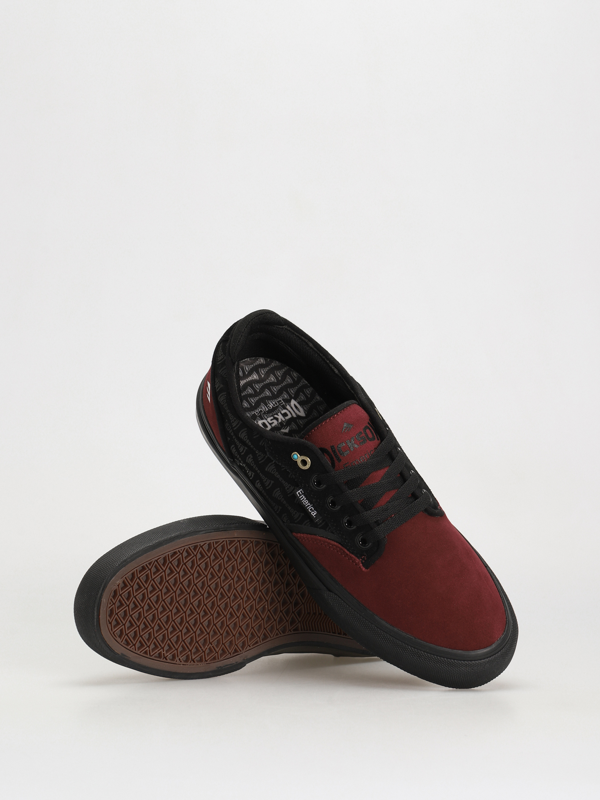 Emerica Dickson X Independent Cipők (red/black)
