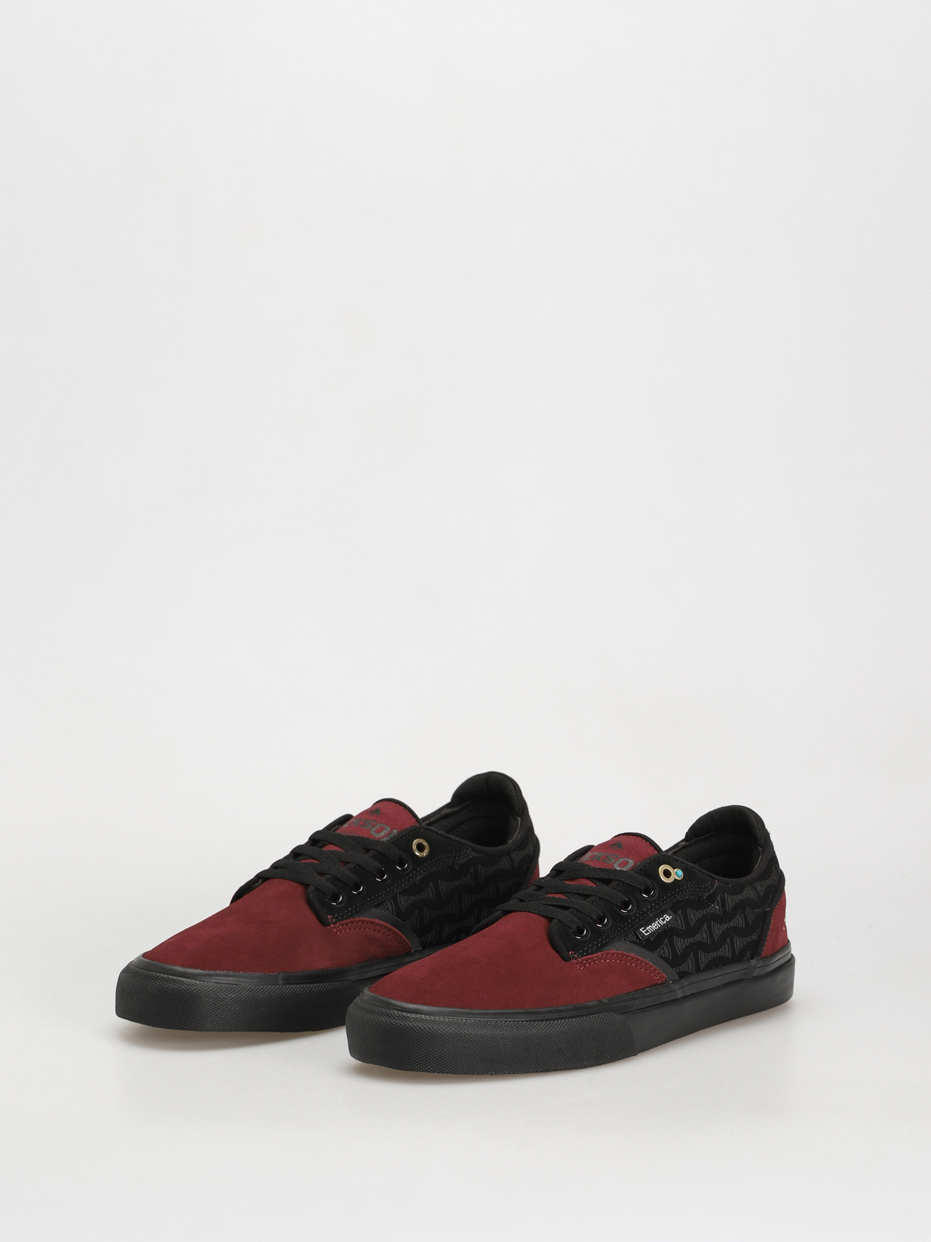Emerica Dickson X Independent Cipők (red/black)