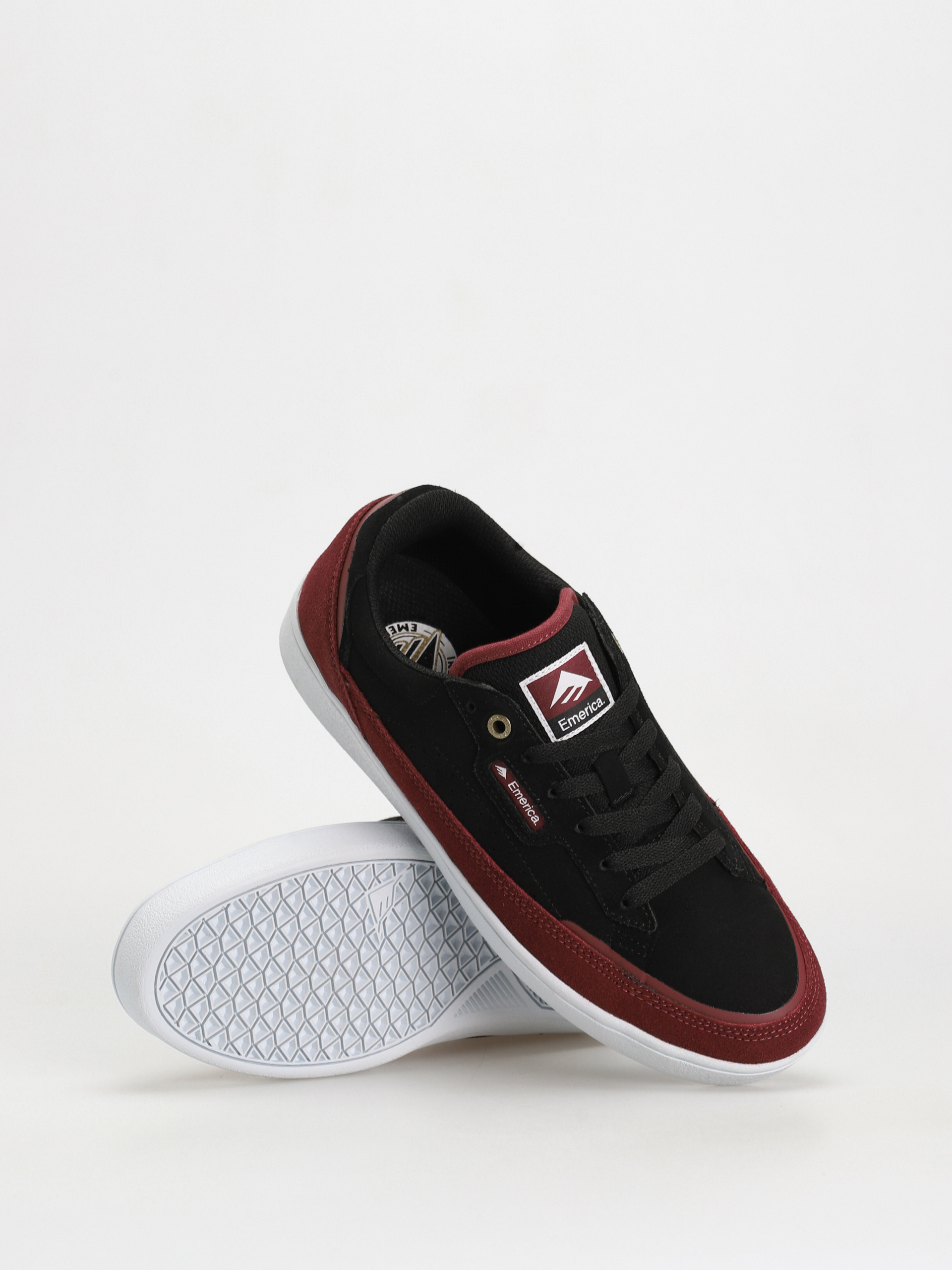 Emerica Gamma X Independent Cipők (black/red)