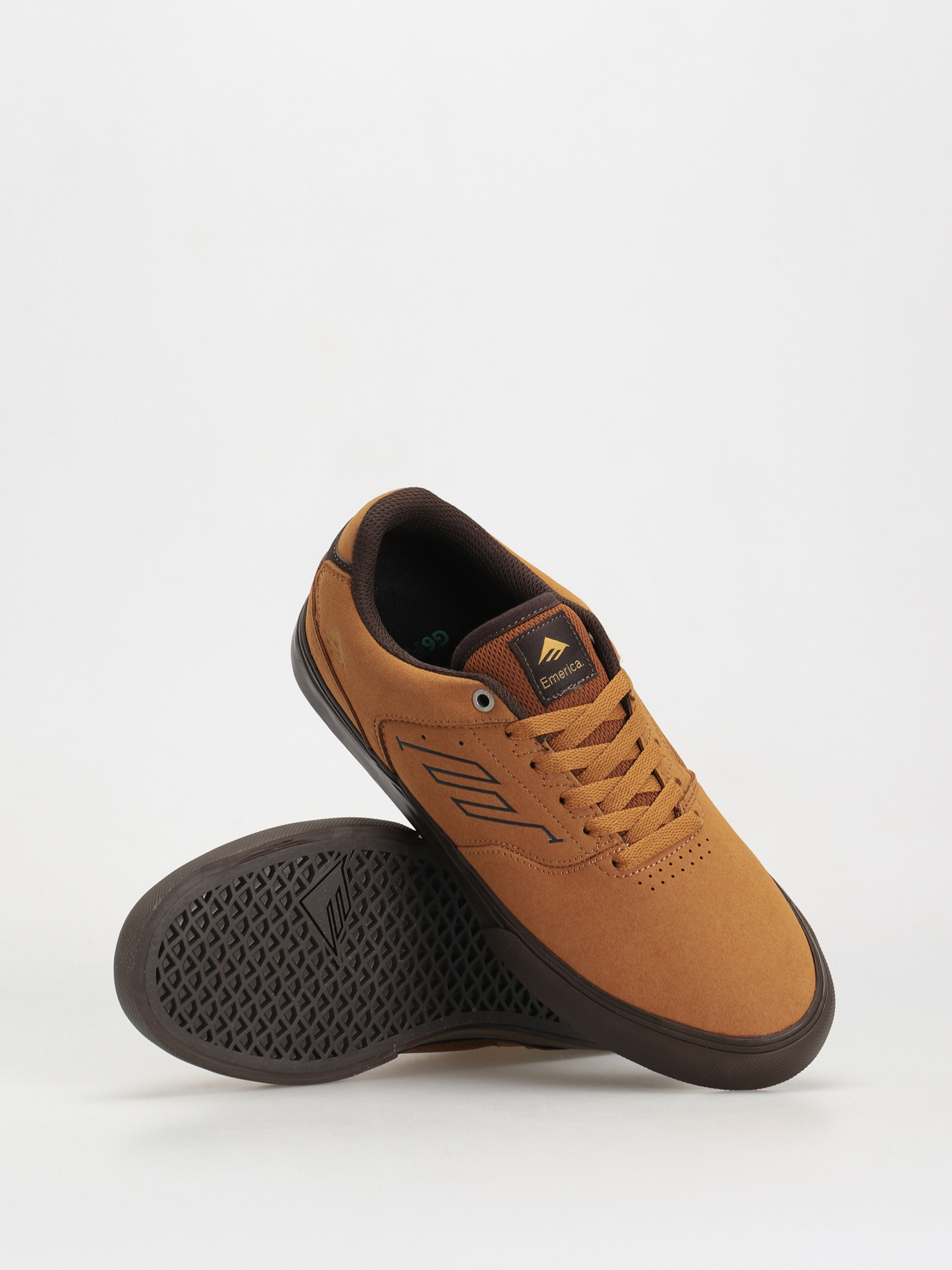Emerica The Low Vulc Cipők (tan/brown)