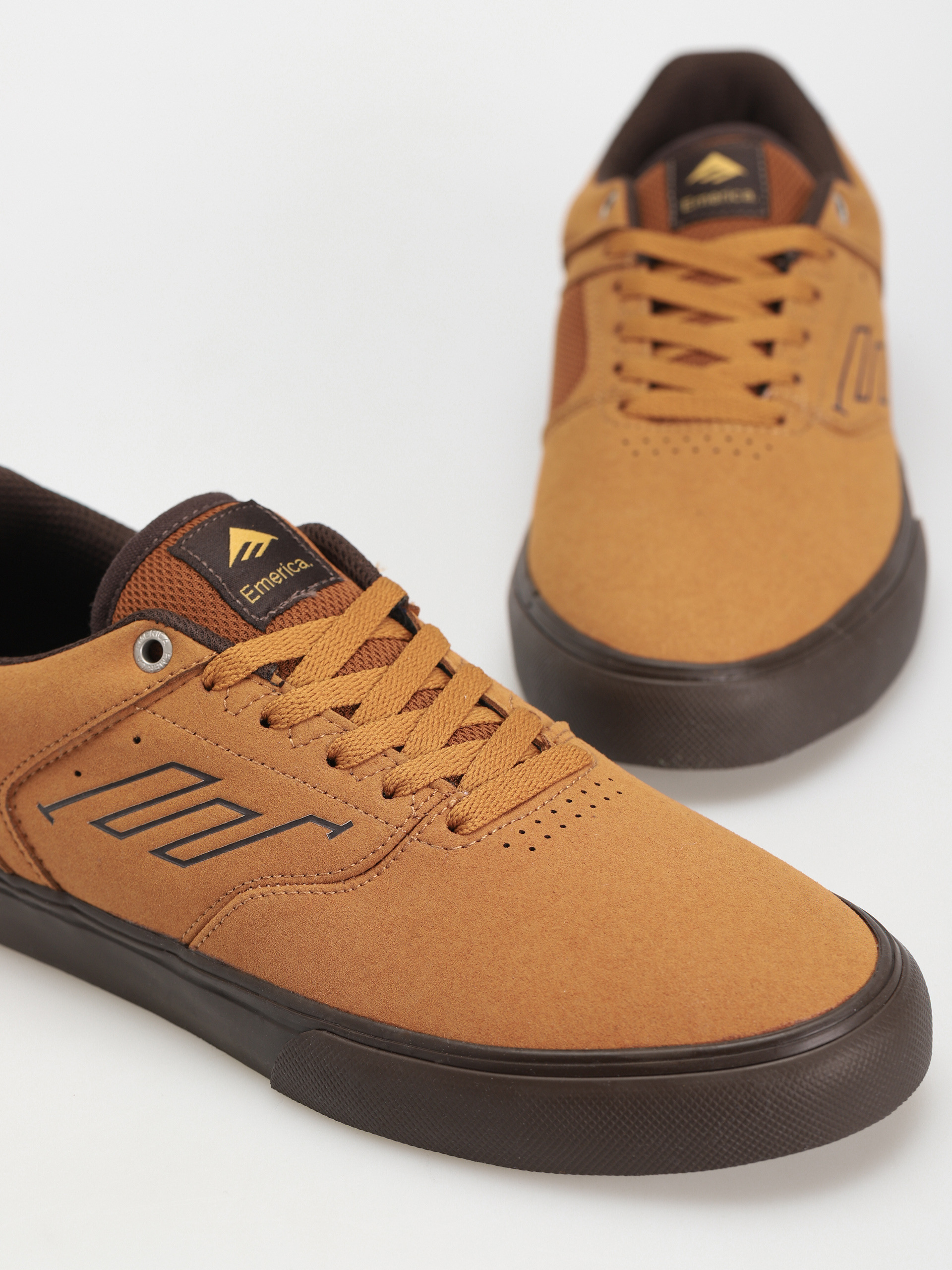 Emerica The Low Vulc Cipők (tan/brown)