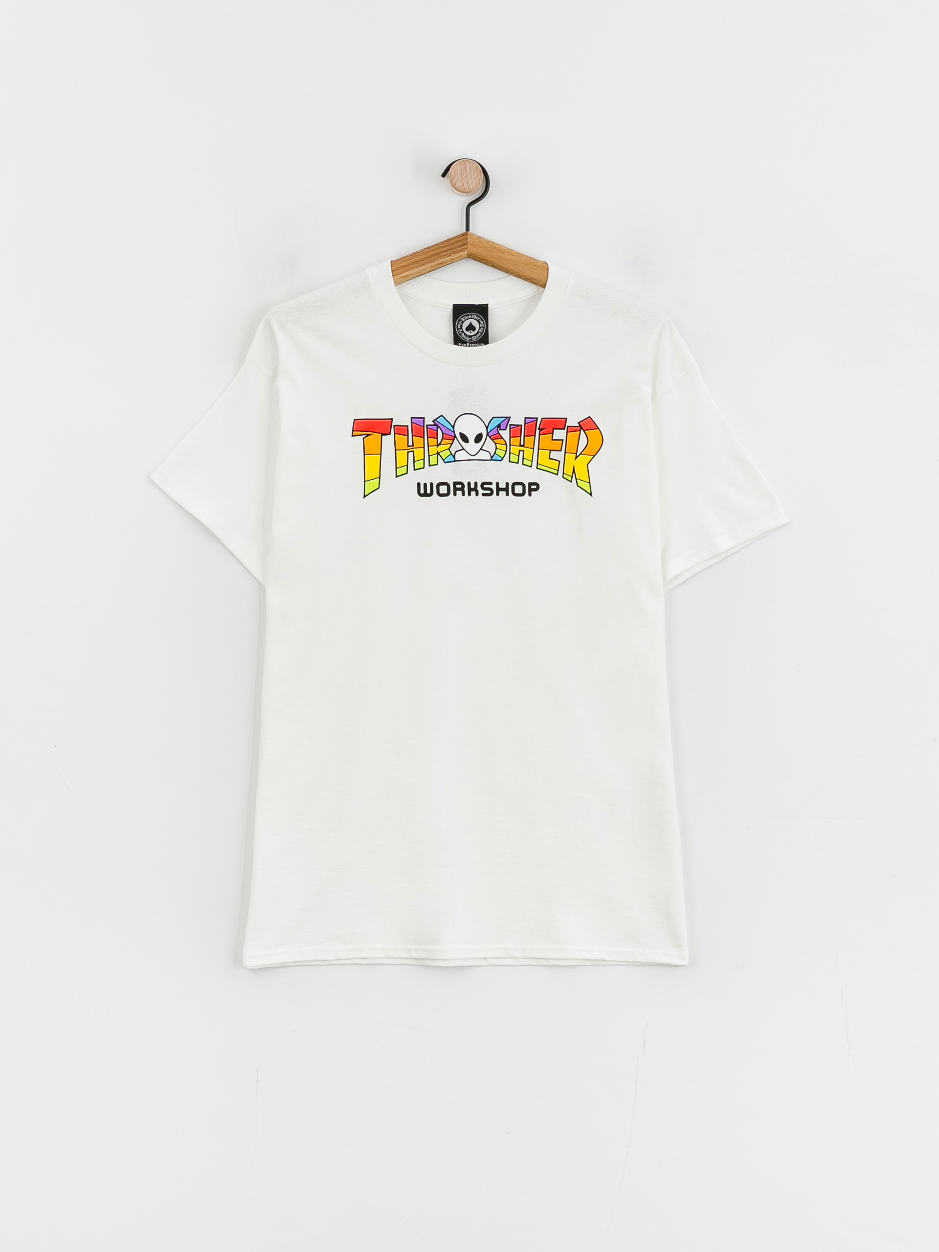 Thrasher X Alien Workshop Spectrum póló (white)