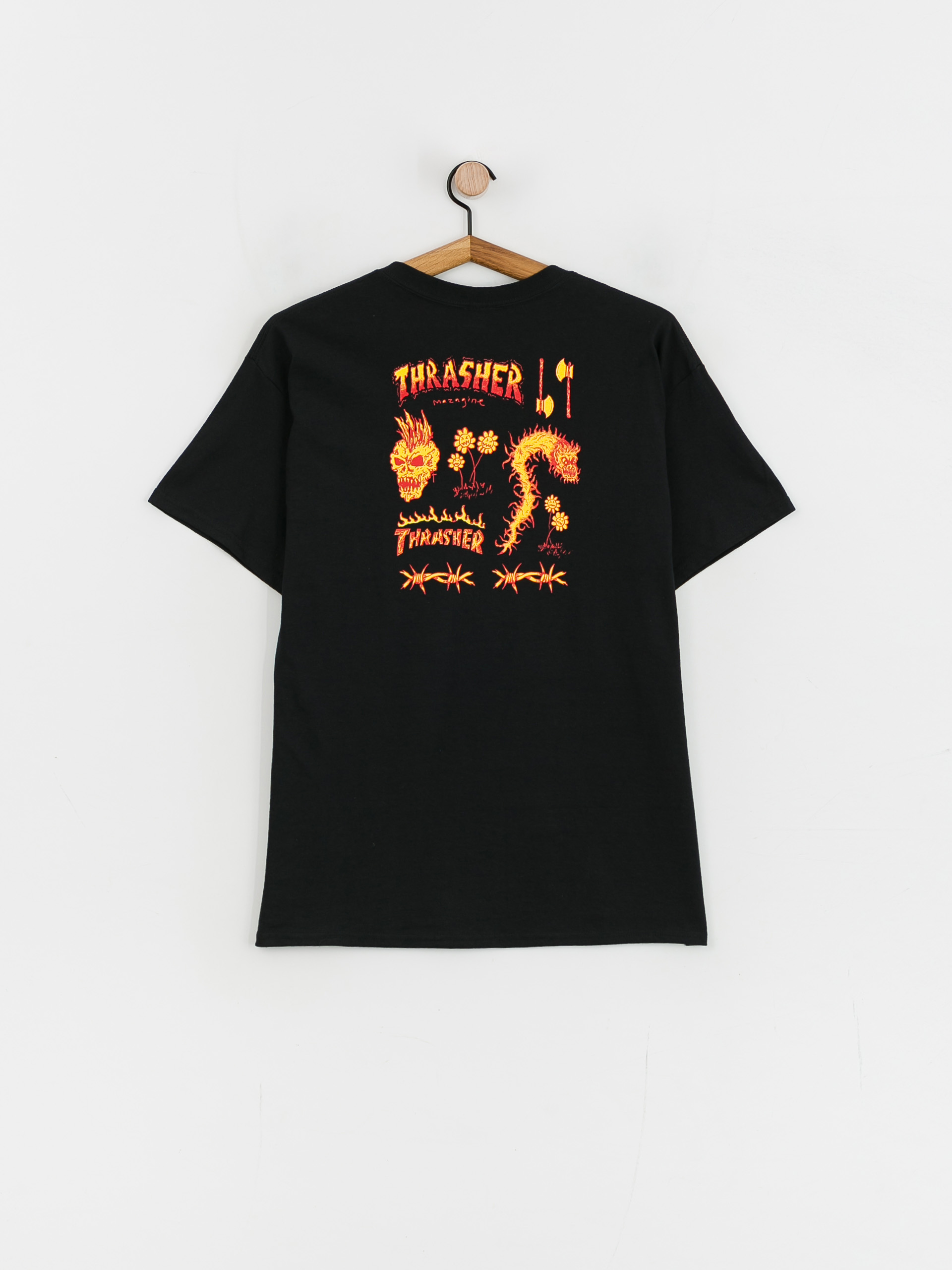 Thrasher Sketch póló (black)