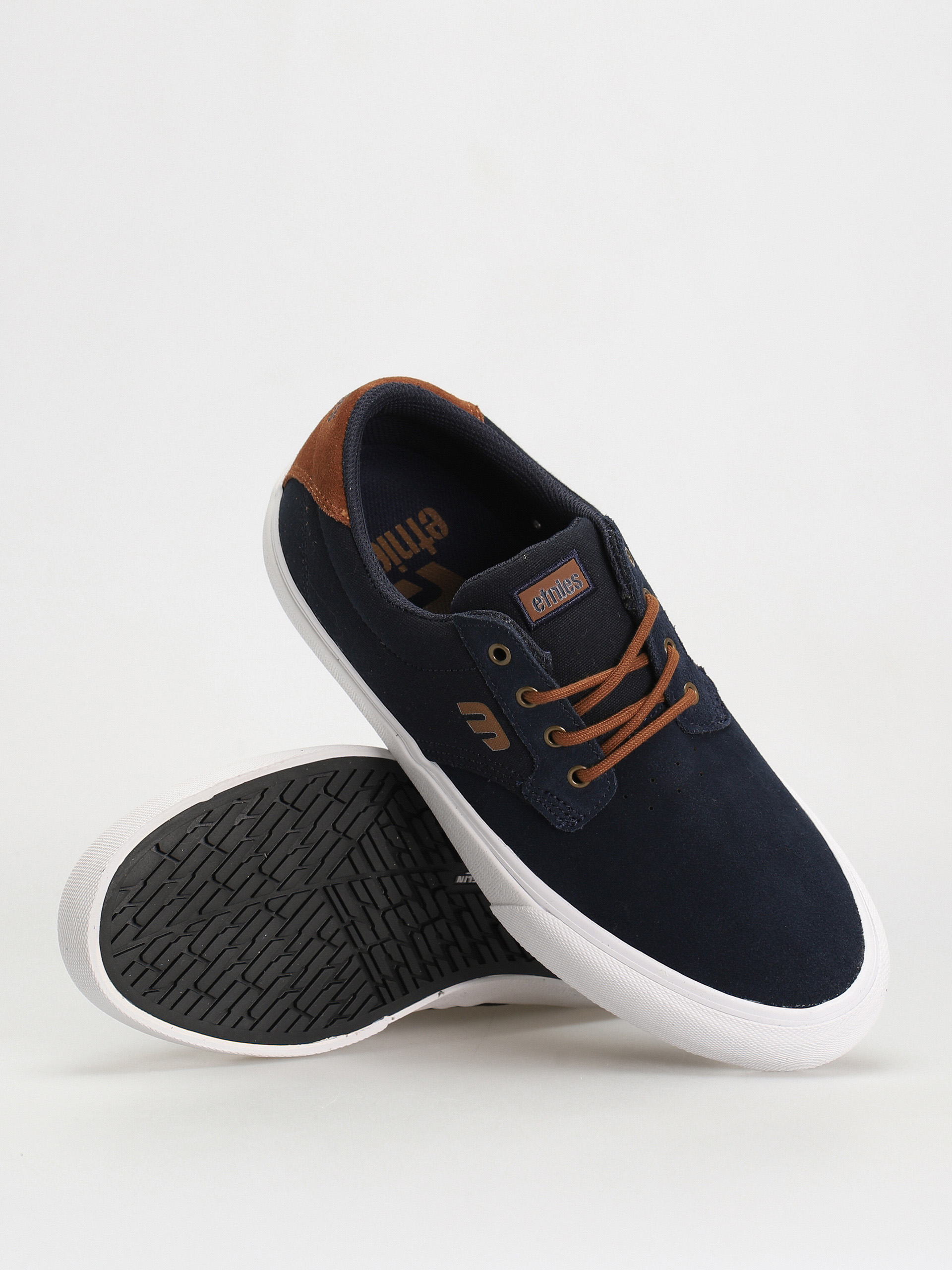 Etnies Singleton Vulc Xlt Cipők (navy/brown/white)