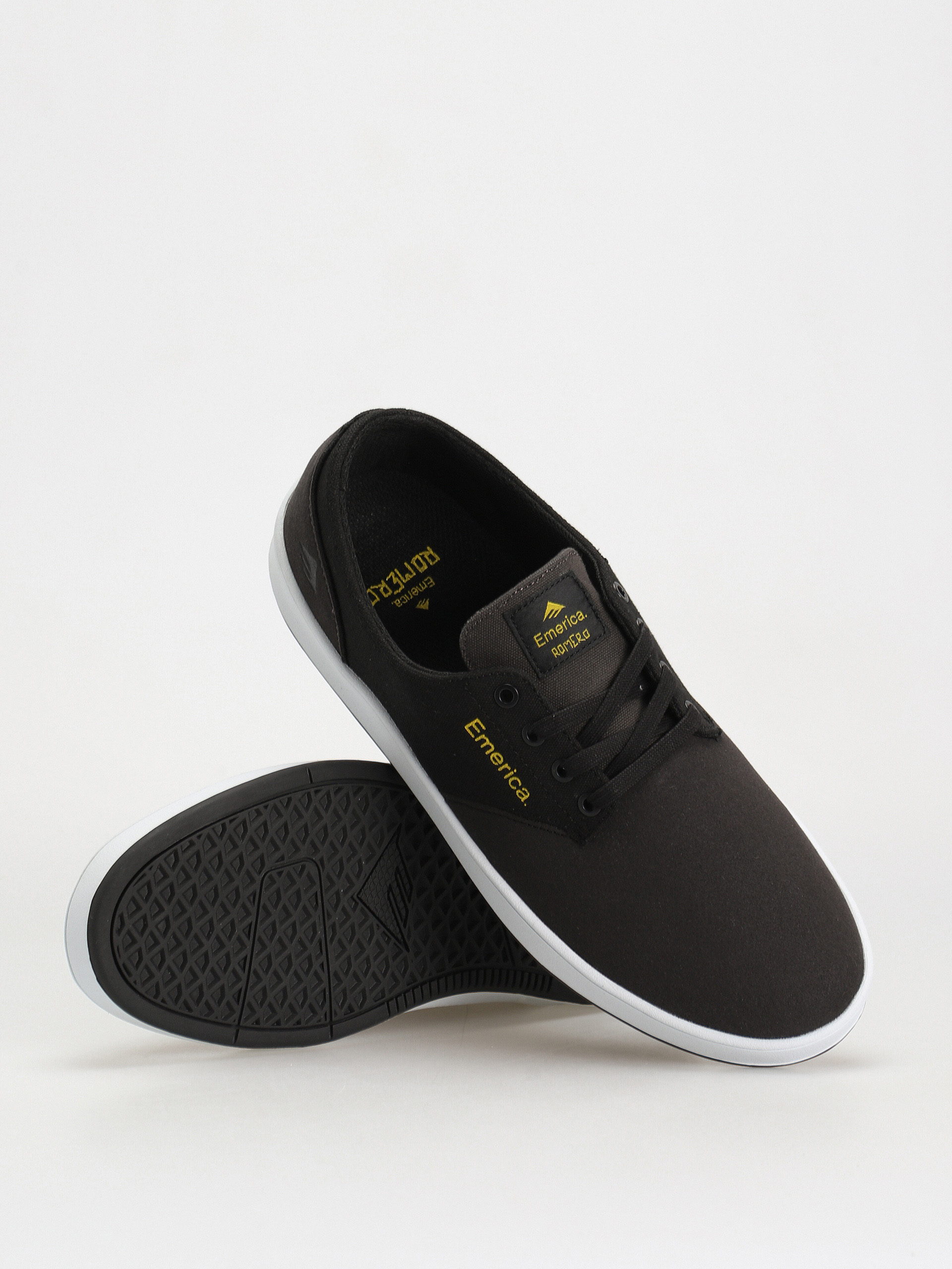 Emerica The Romero Laced Cipők (grey/black/yellow)