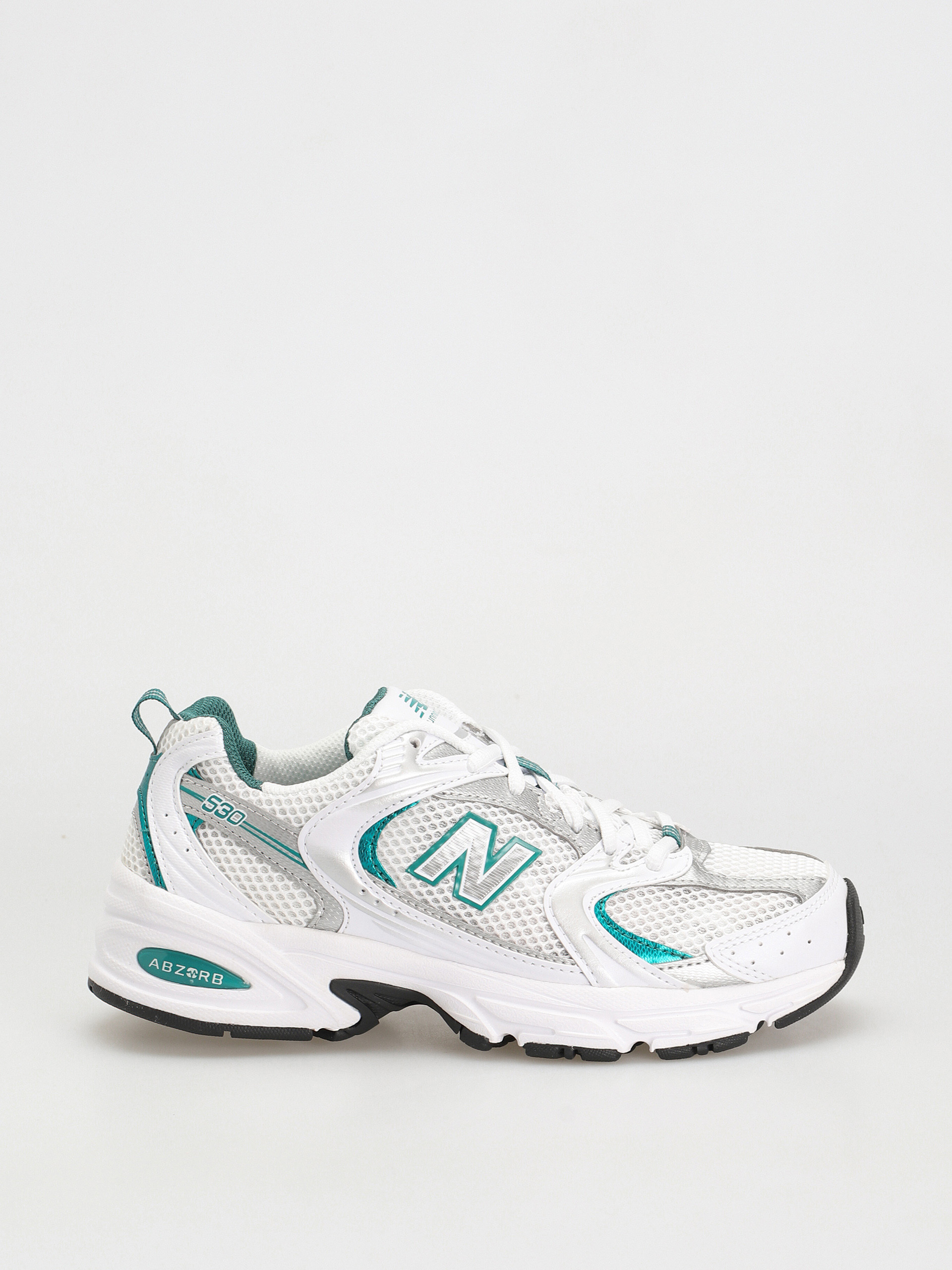 New Balance 530 Cipők (white/silver metalic/turquoise)