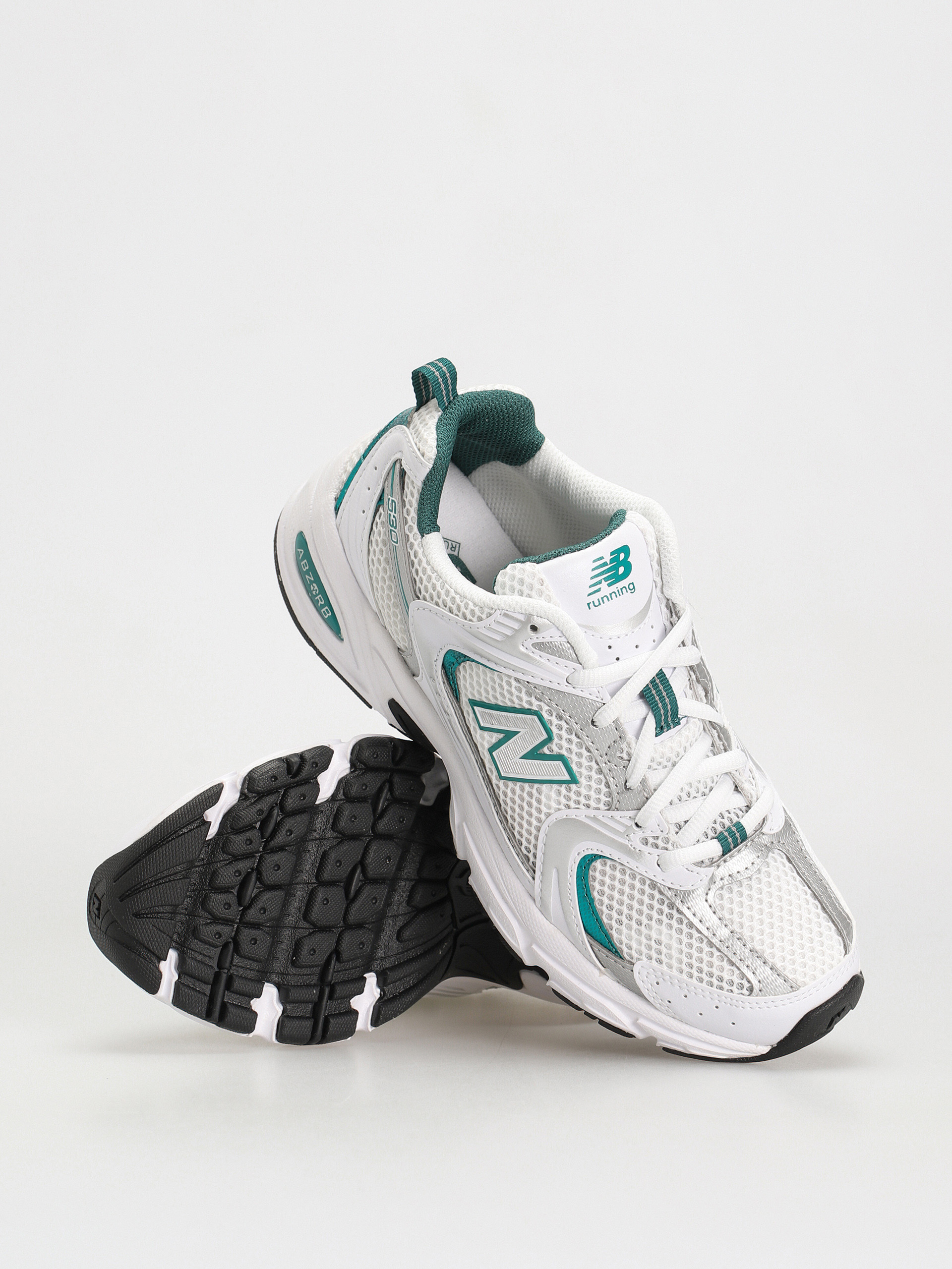 New Balance 530 Cipők (white/silver metalic/turquoise)