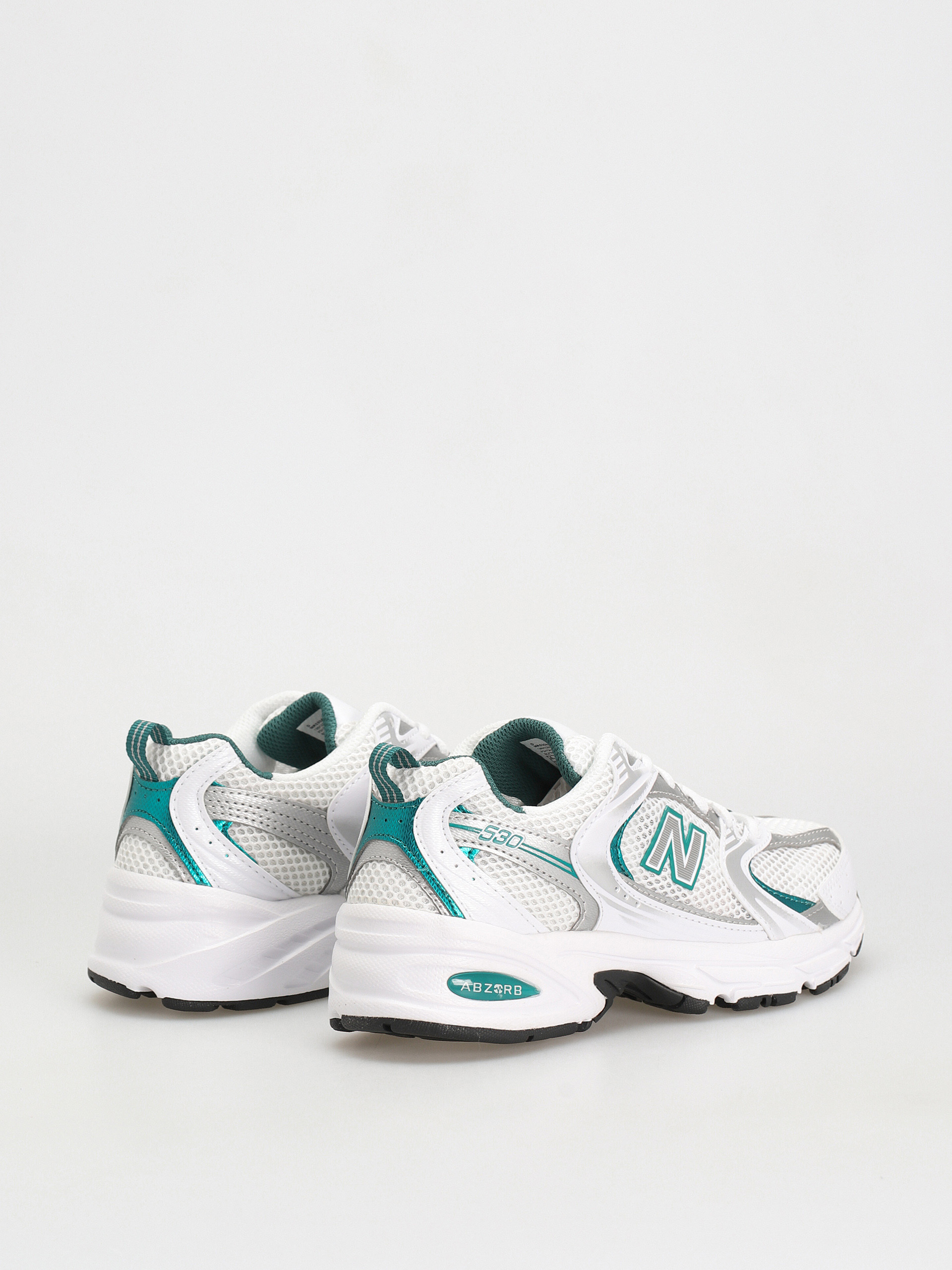 New Balance 530 Cipők (white/silver metalic/turquoise)