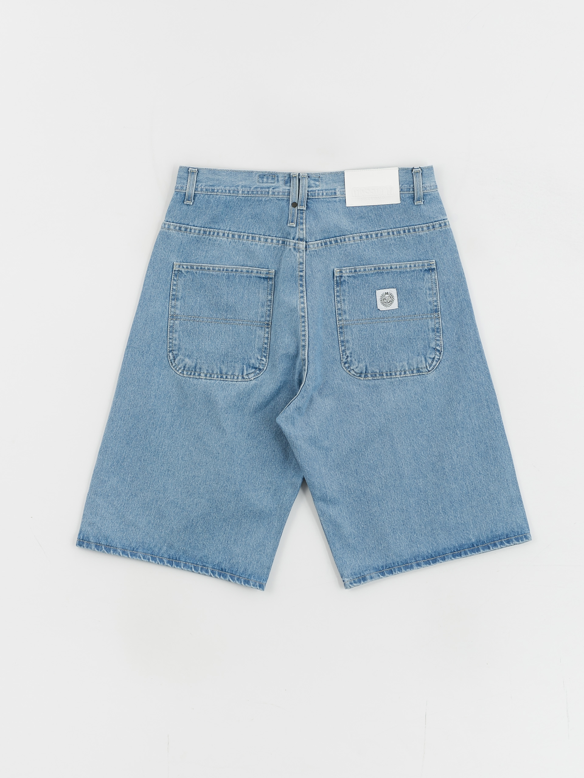 MassDnm Craft Jeans Baggy Fit Rövidnadrág (light blue)
