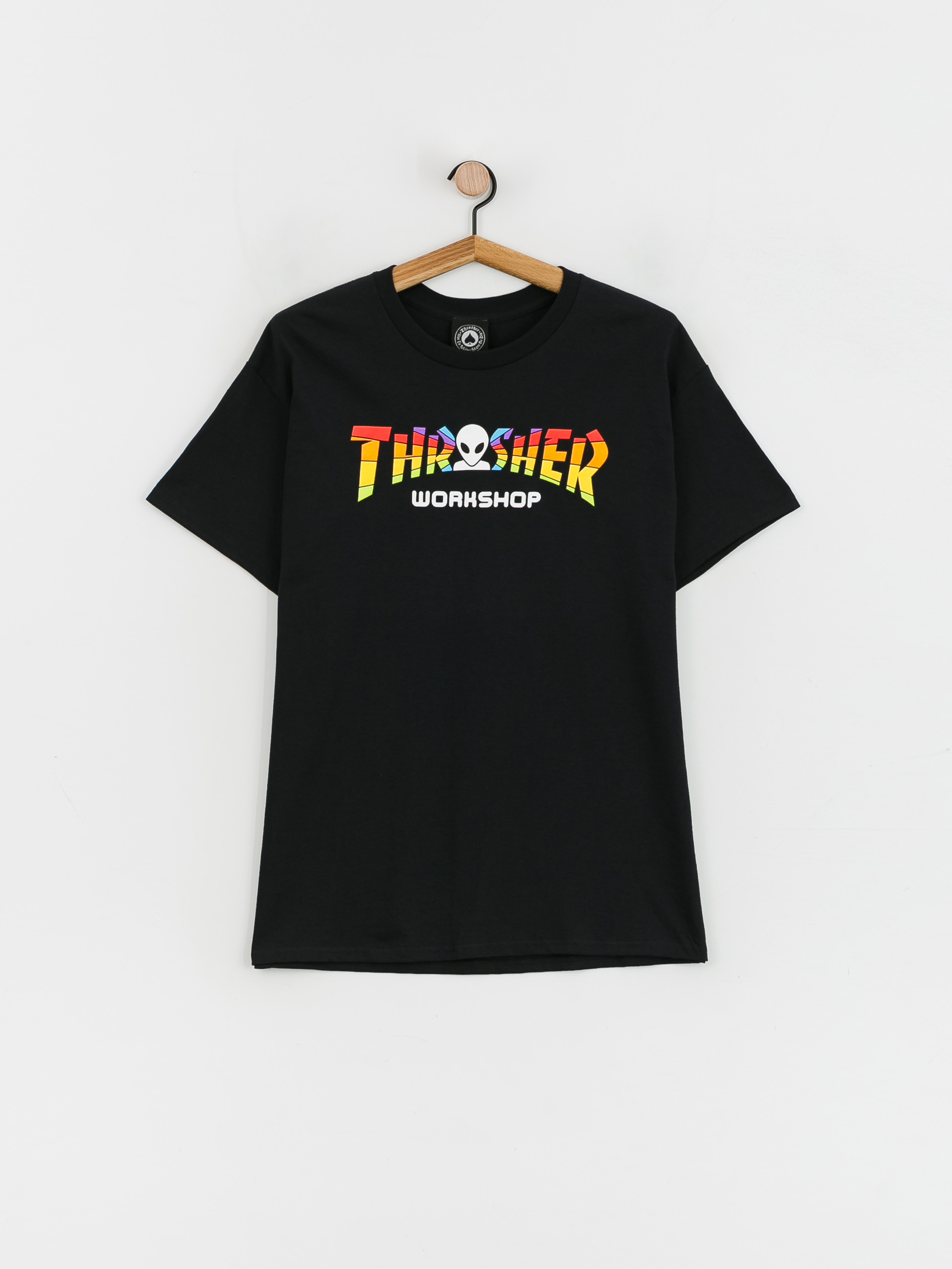 Thrasher X Alien Workshop Spectrum póló (black)
