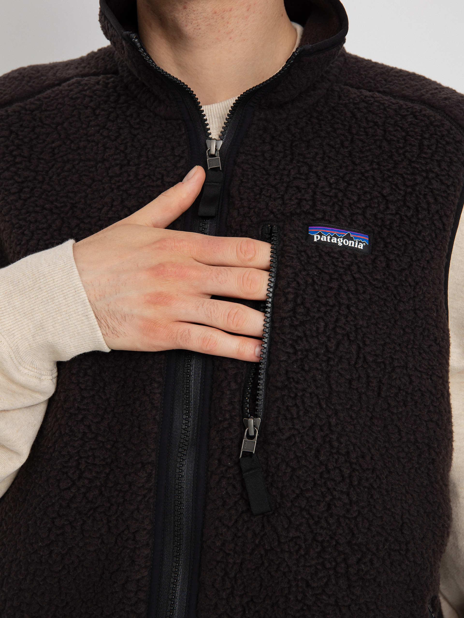 Patagonia Retro Pile Mellény (black)