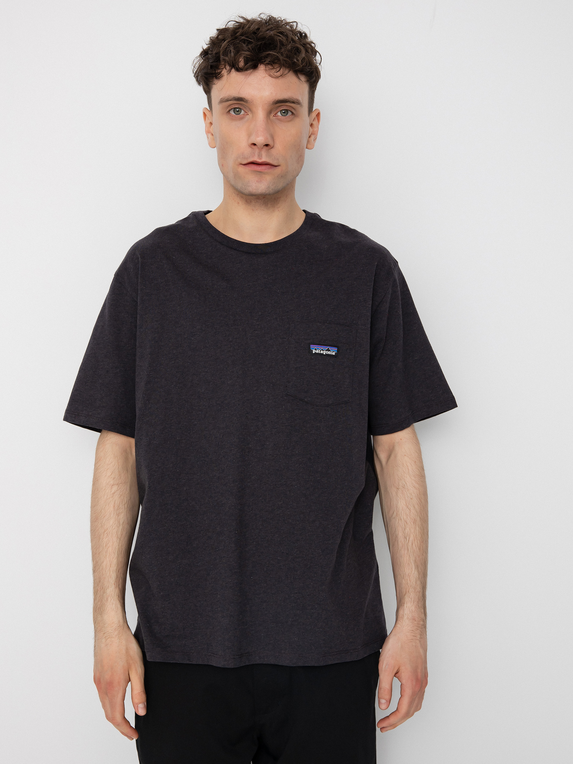 Patagonia Regenerative Organic Certified Cotton Lightweight Pocket póló (ink black)
