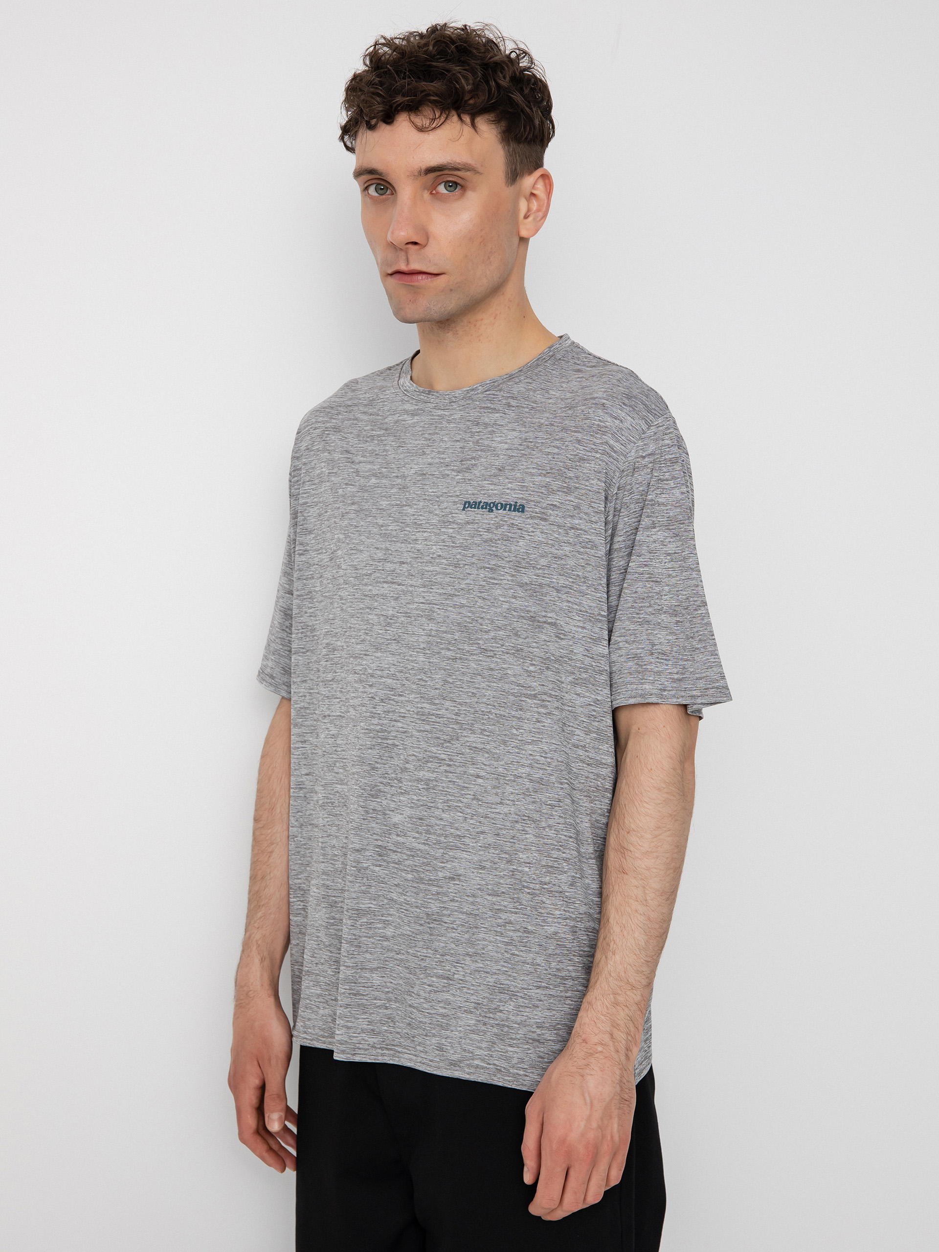 Patagonia Cap Cool Daily Graphic póló (boardshort logo abalone blue/feather grey)