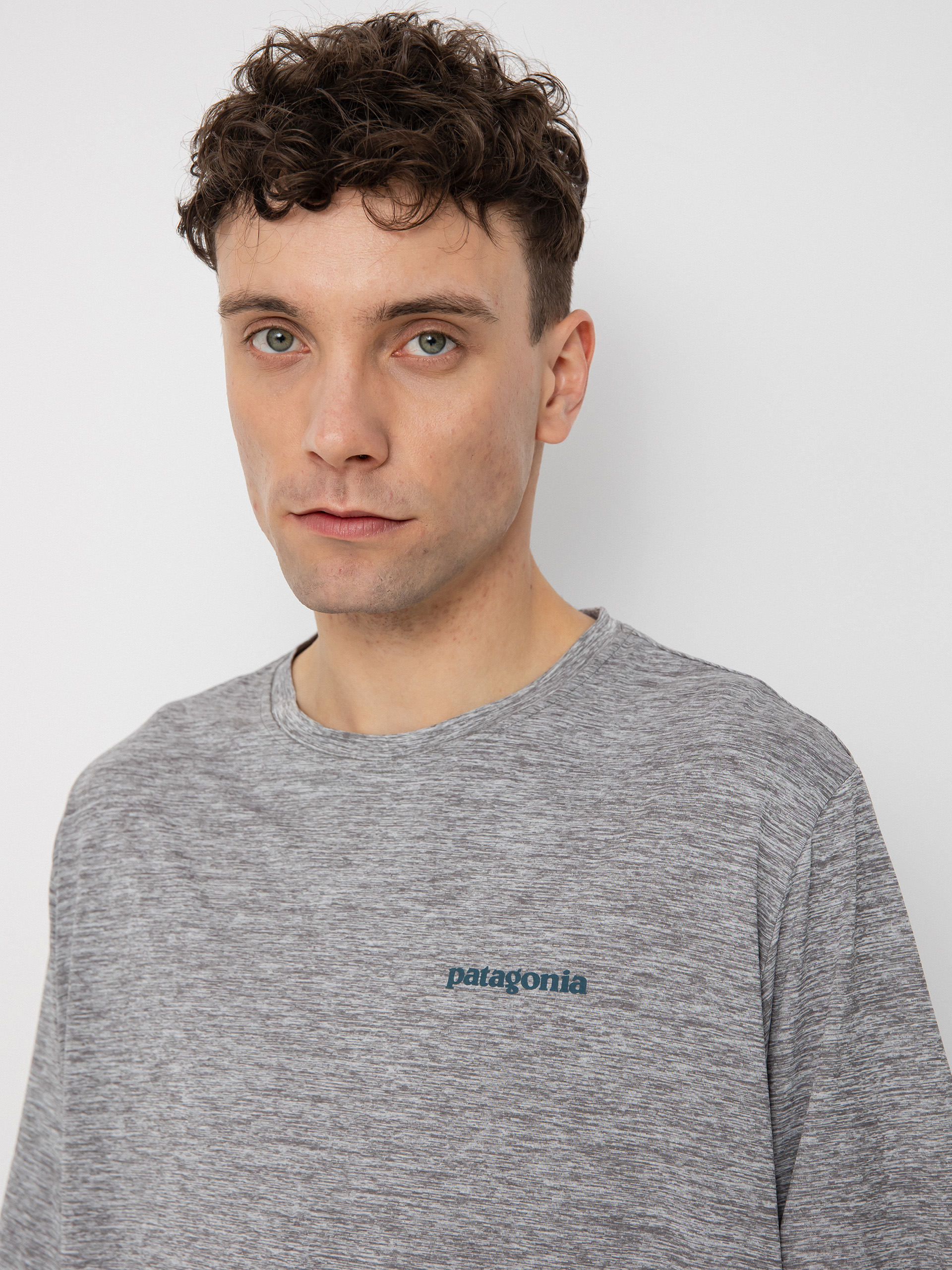 Patagonia Cap Cool Daily Graphic póló (boardshort logo abalone blue/feather grey)