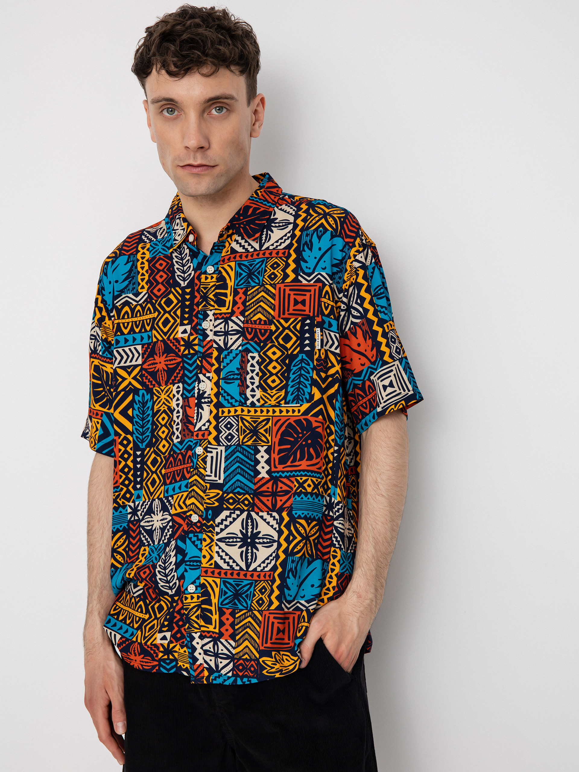 Iriedaily Resort Ing (navy orange)