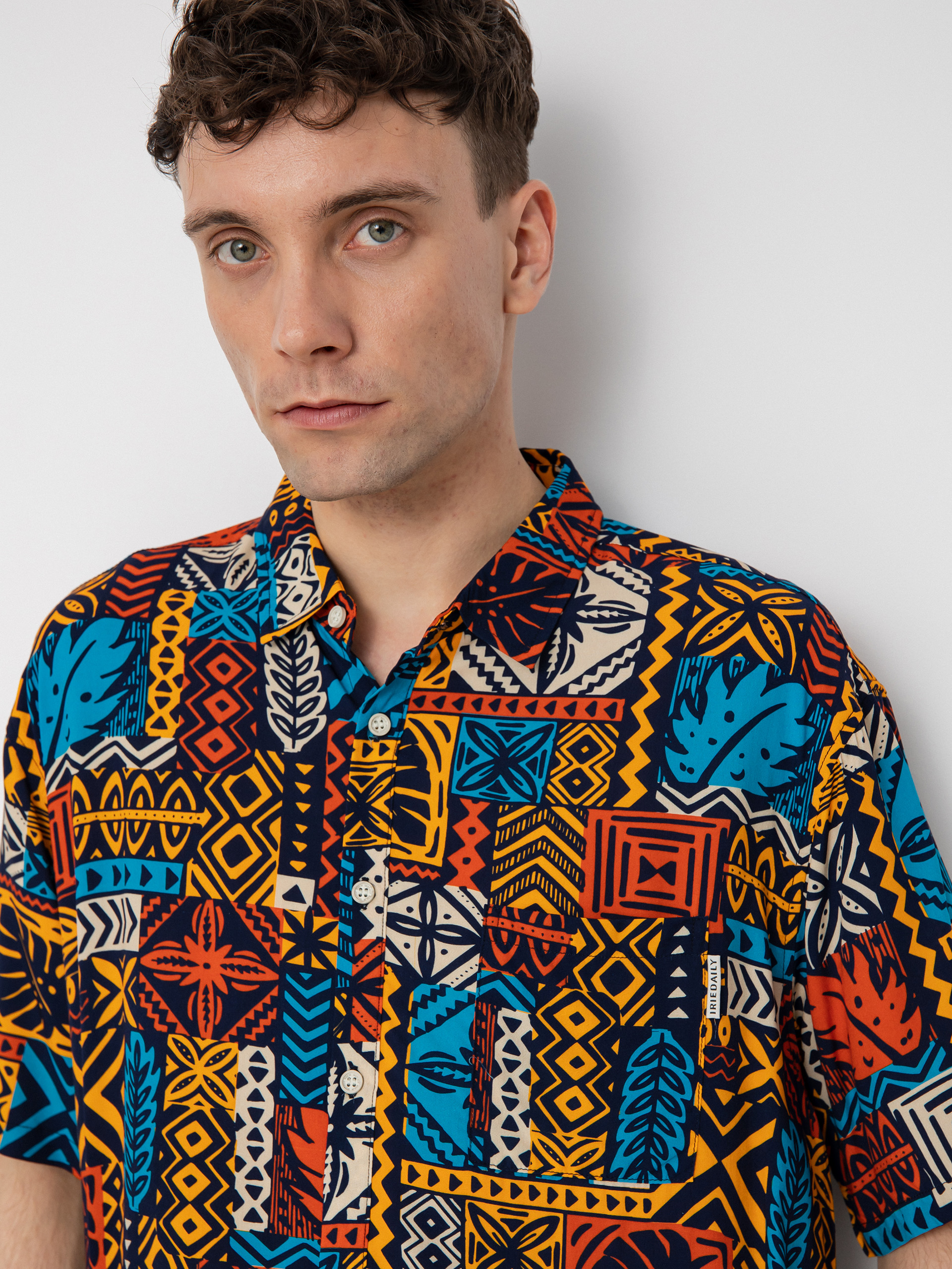 Iriedaily Resort Ing (navy orange)