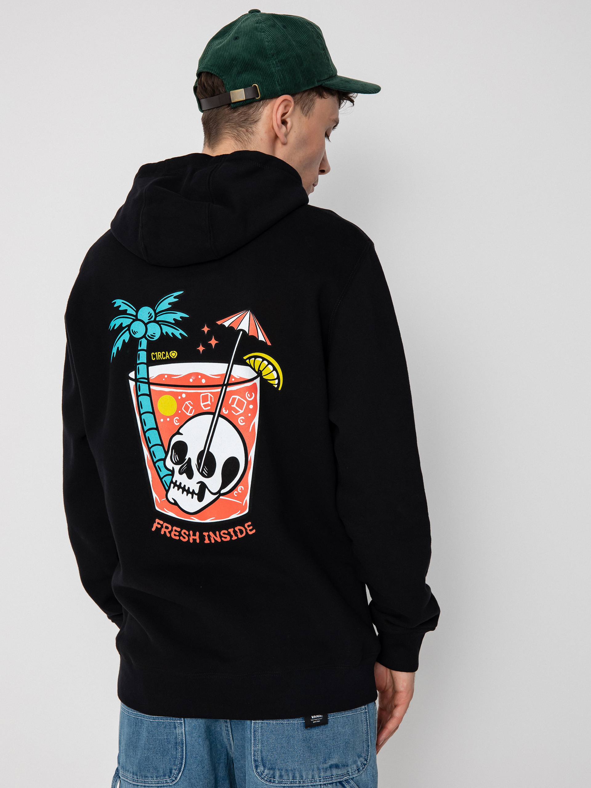 Circa Fresh Inside HD Kapucnis pulóver (black)