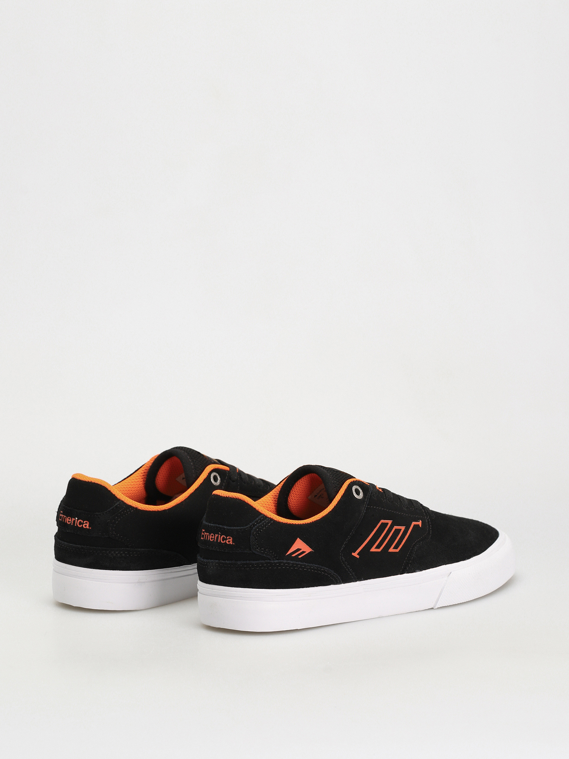 Emerica The Low Vulc Cipők (black/white/orange)