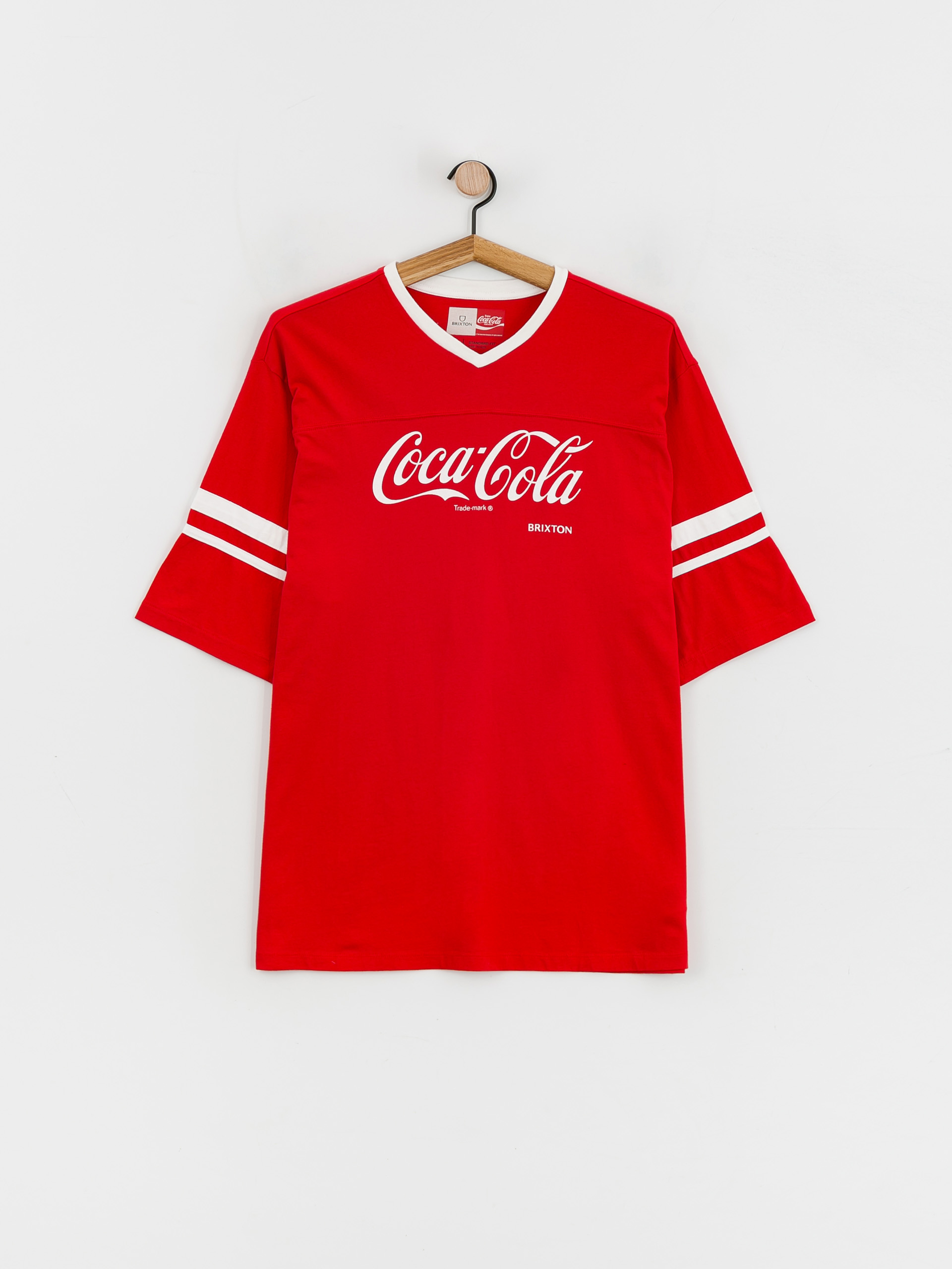 Brixton Coca-Cola Classic Football póló (cokered)