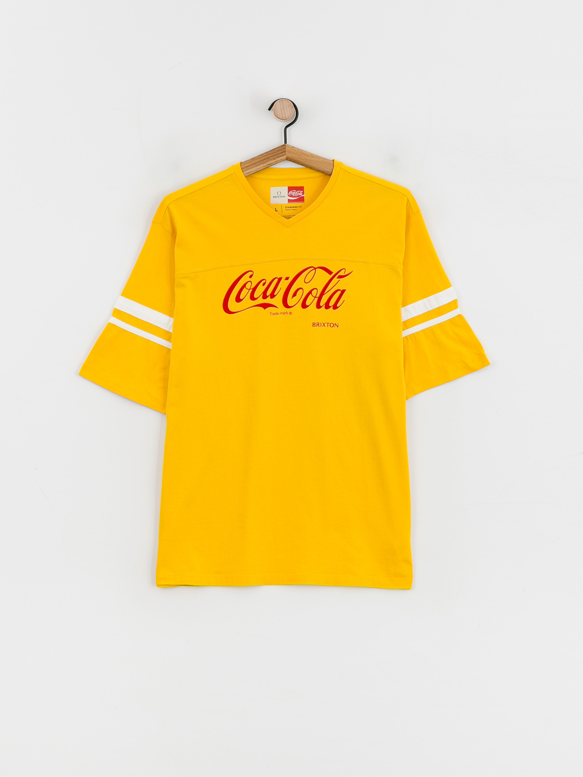 Brixton Coca-Cola Classic Football póló (yellow)