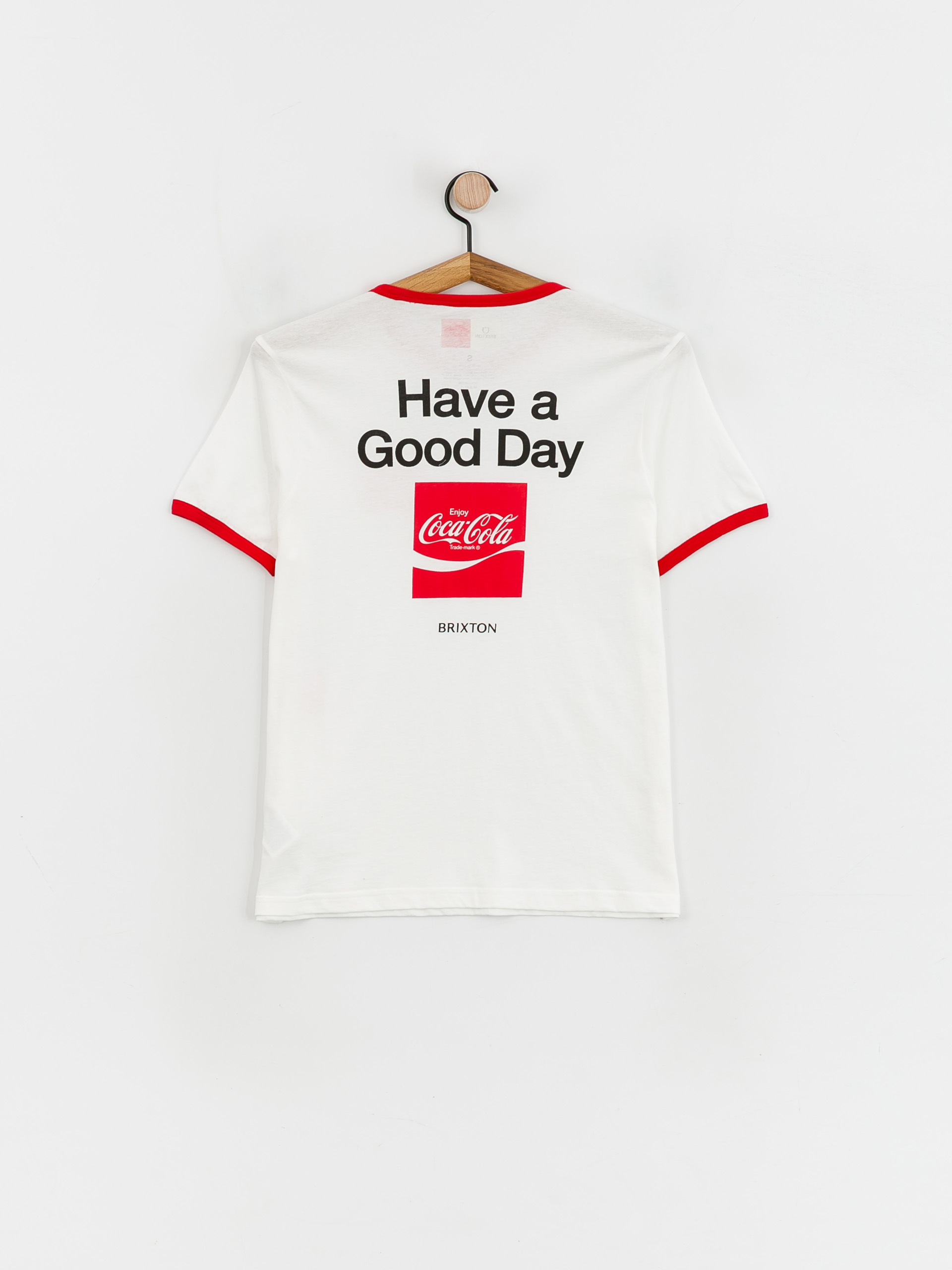 Brixton Coca-Cola Good Day Ringer póló Wmn (white)