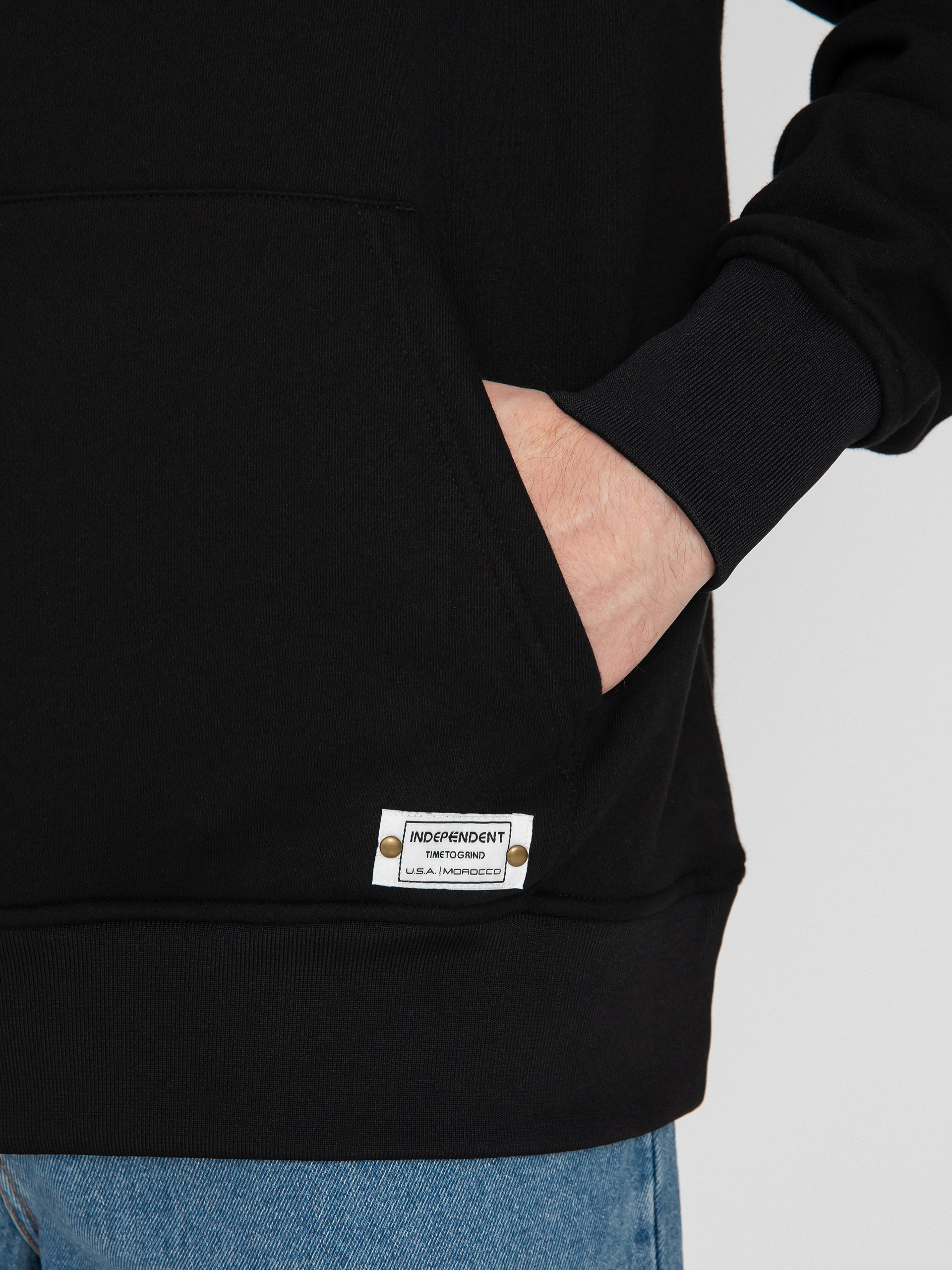 Etnies Independent Embroidered HD Pulóver (black)