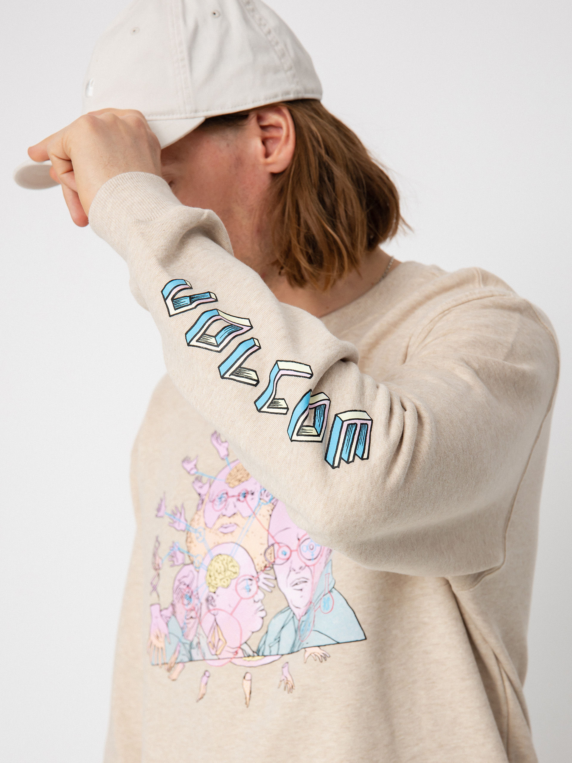 Volcom Fa Ed Merlin Murray Pulóver (whitecap grey)