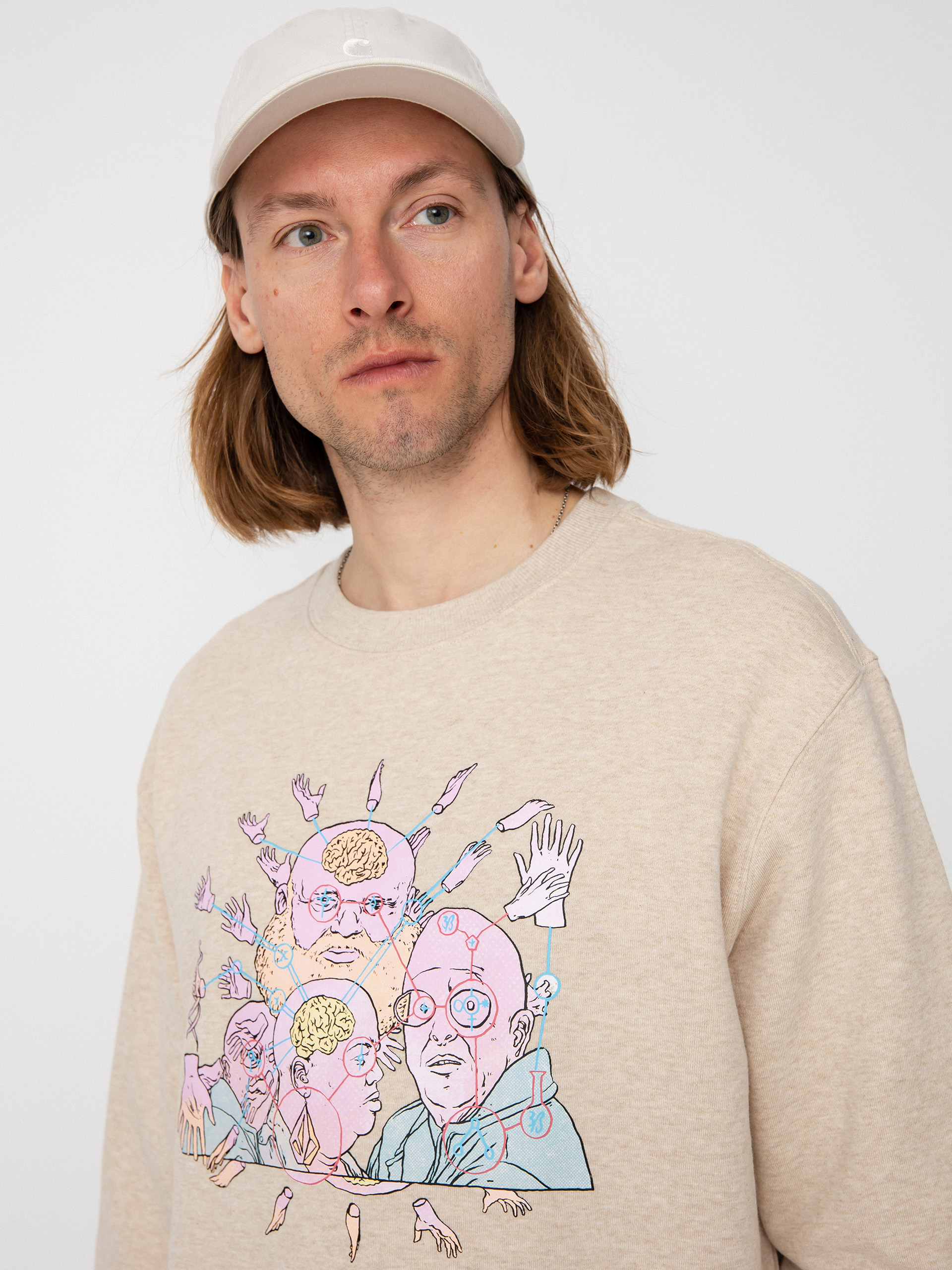 Volcom Fa Ed Merlin Murray Pulóver (whitecap grey)