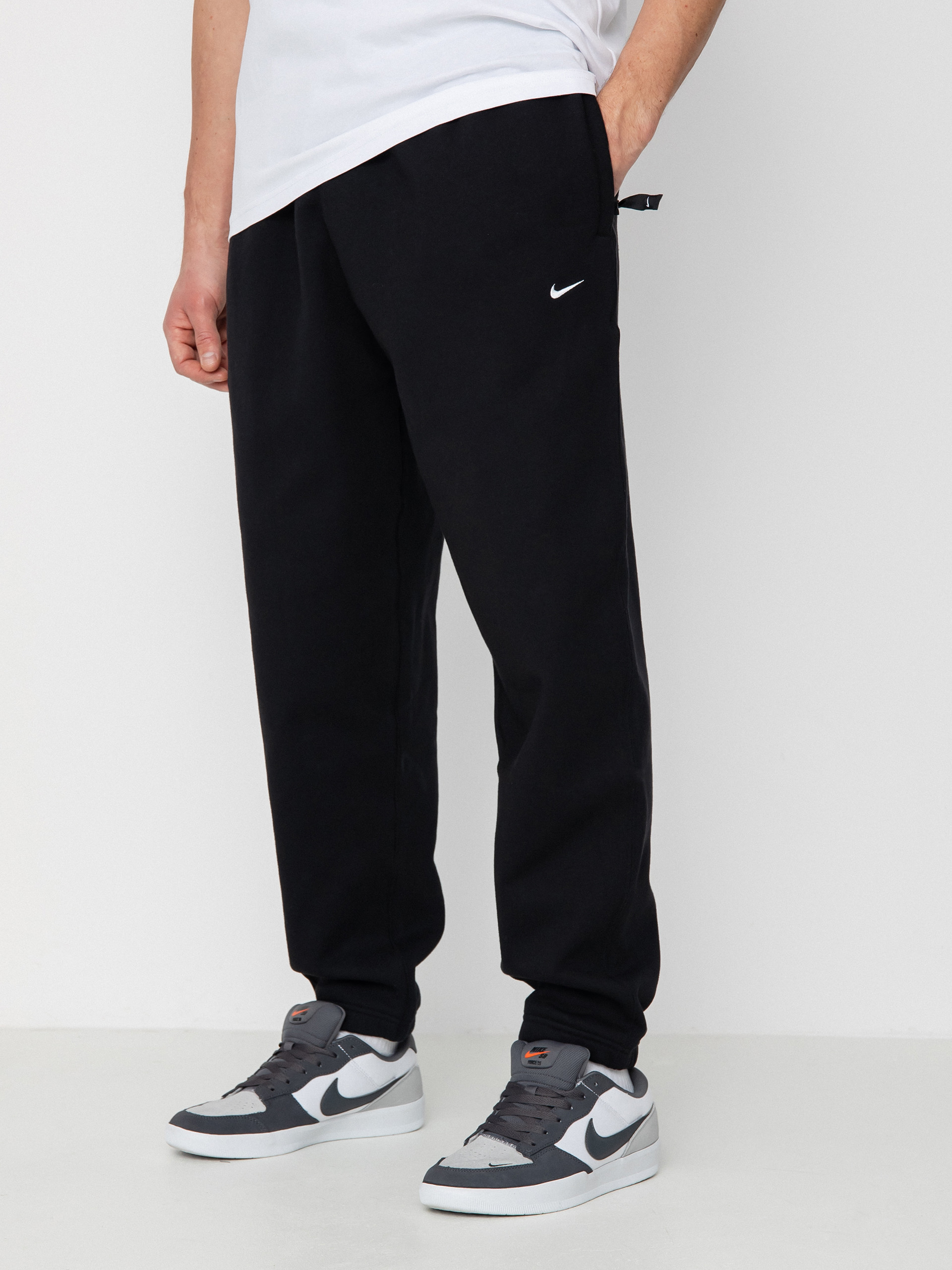 Nike SB Solo Swoosh Kisnadrág (black/white)