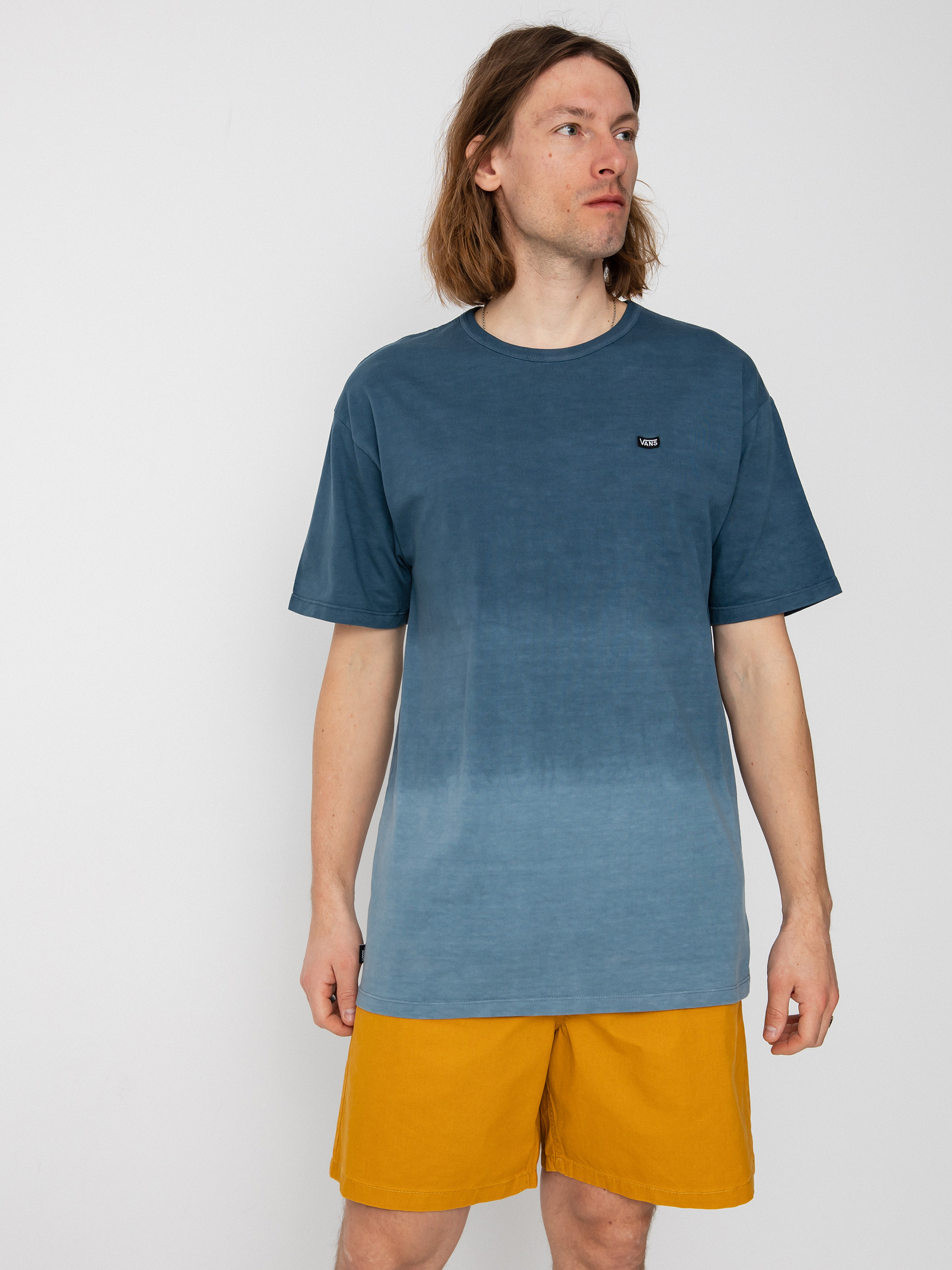 Vans Off The Wall Dip Dye póló (vans teal)