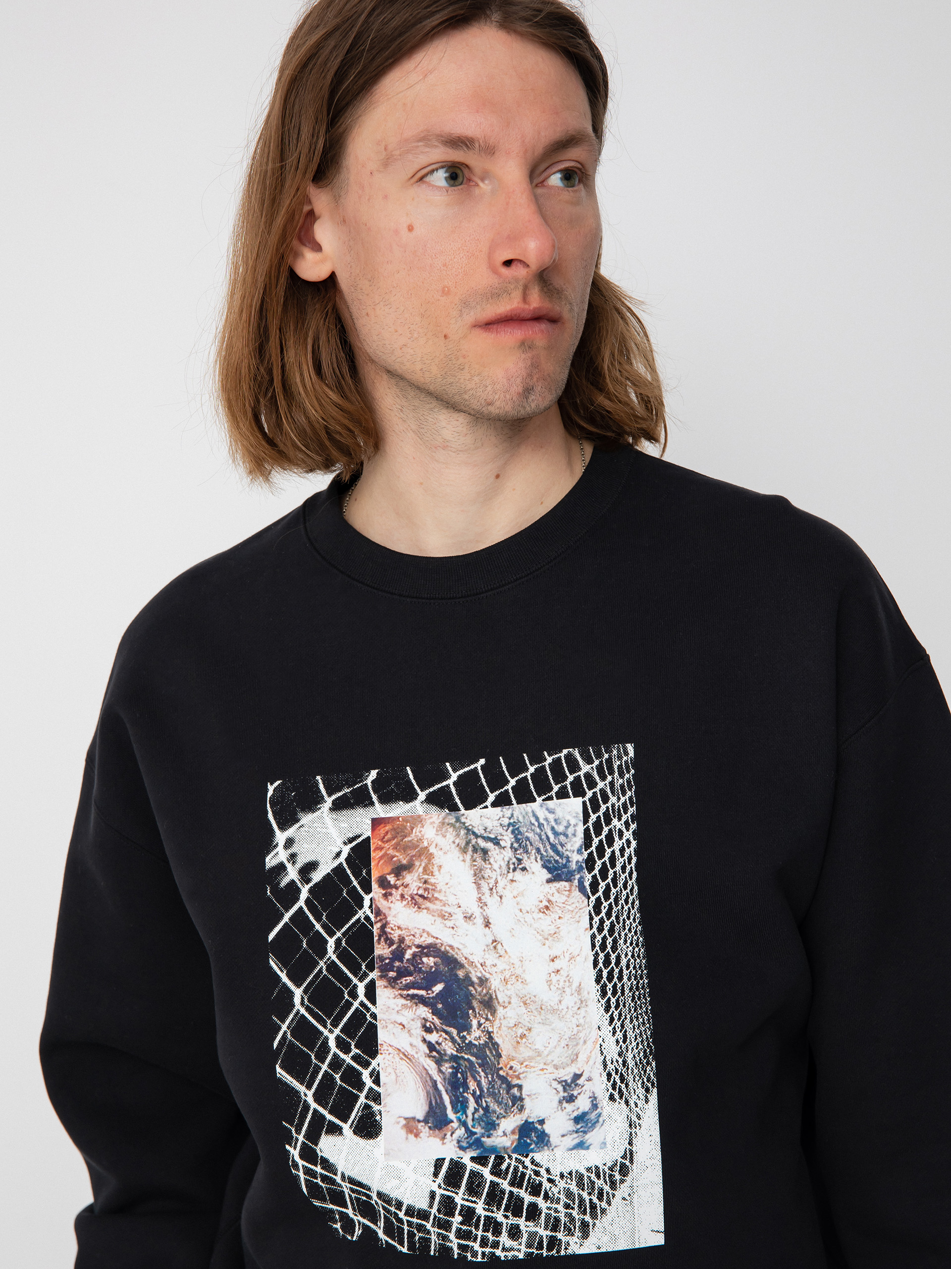 Nike SB Crew City Border Pulóver (black)