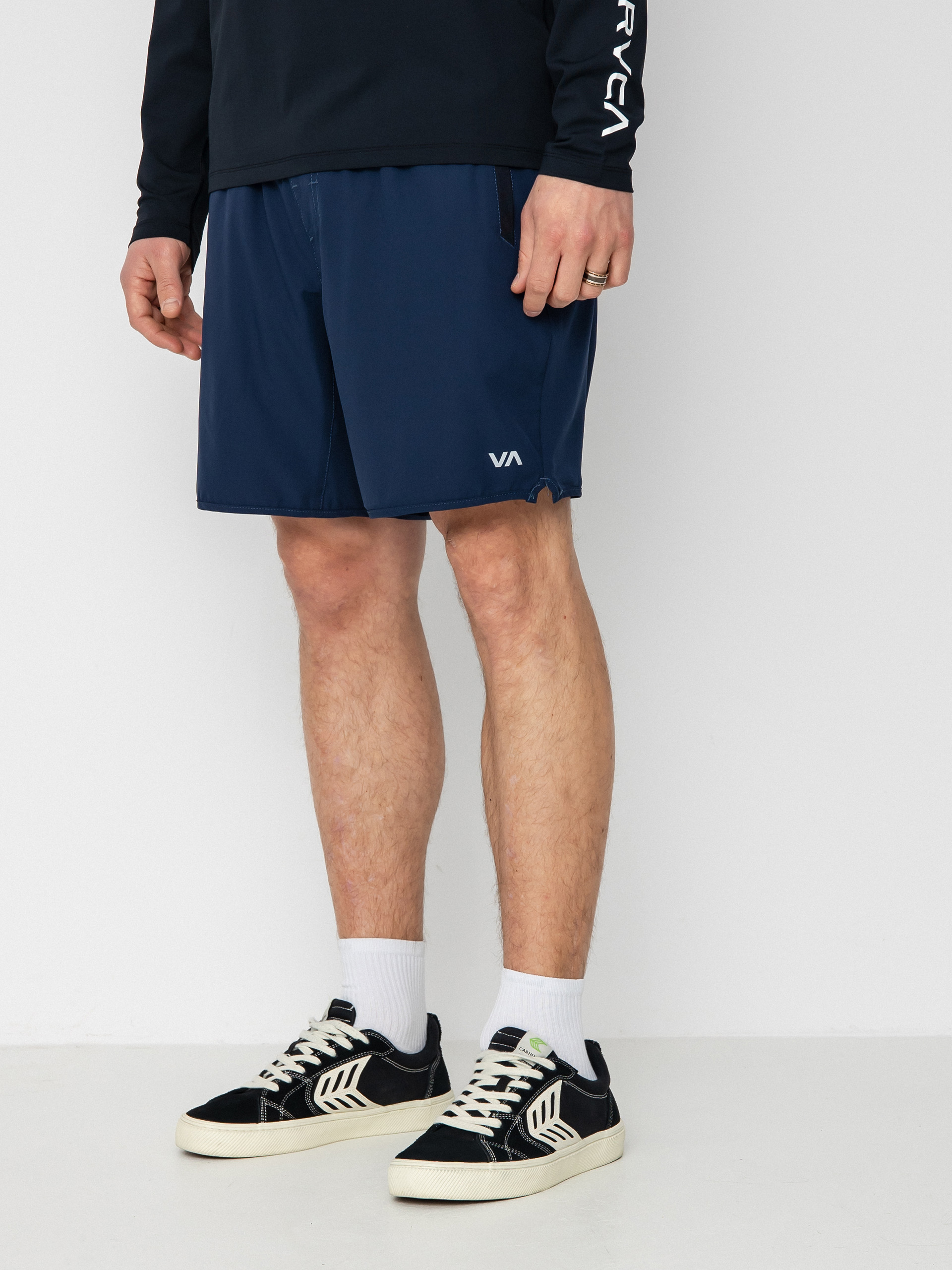 RVCA Yogger Stretch 17 Rövidnadrág (midnight)