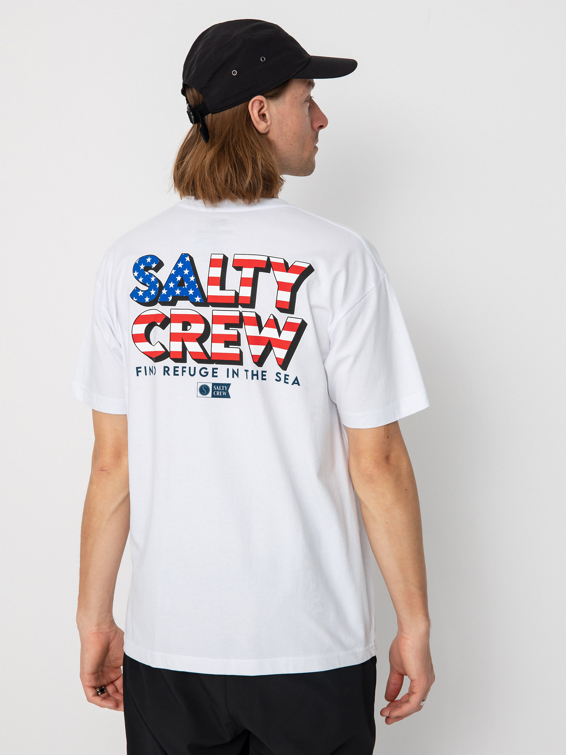 Salty Crew Stars And Stripes Prem póló (white)
