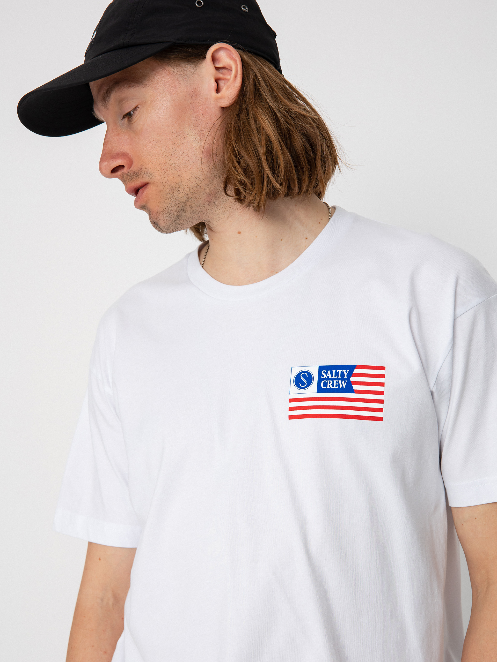 Salty Crew Stars And Stripes Prem póló (white)