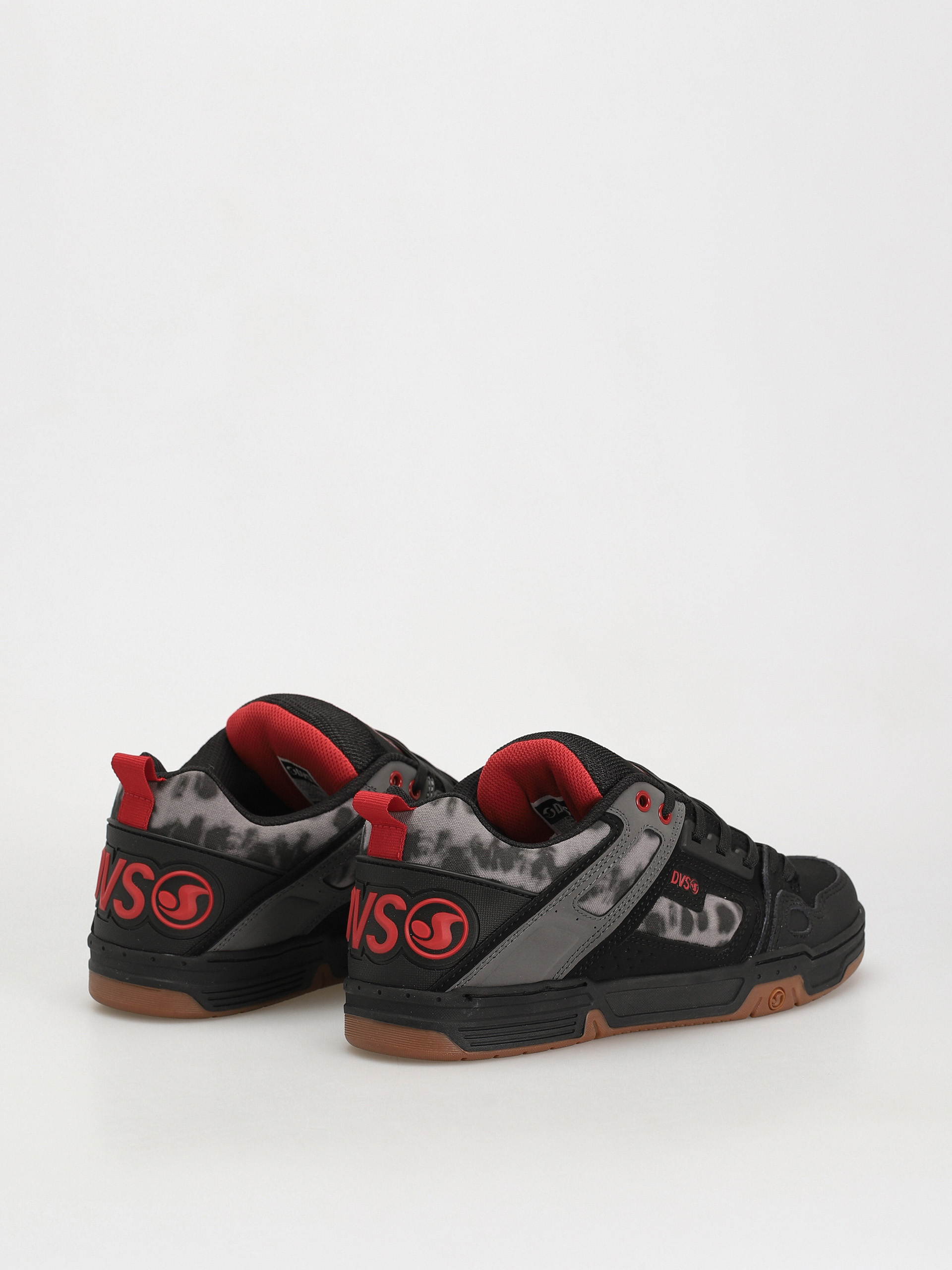 DVS Comanche Cipők (black charcoal print nubuck)