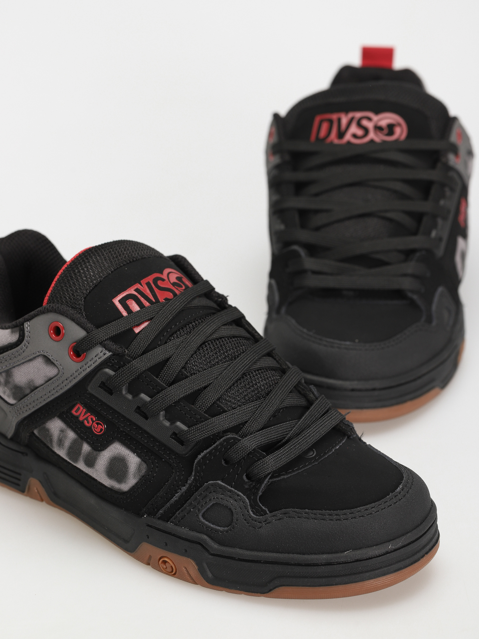 DVS Comanche Cipők (black charcoal print nubuck)