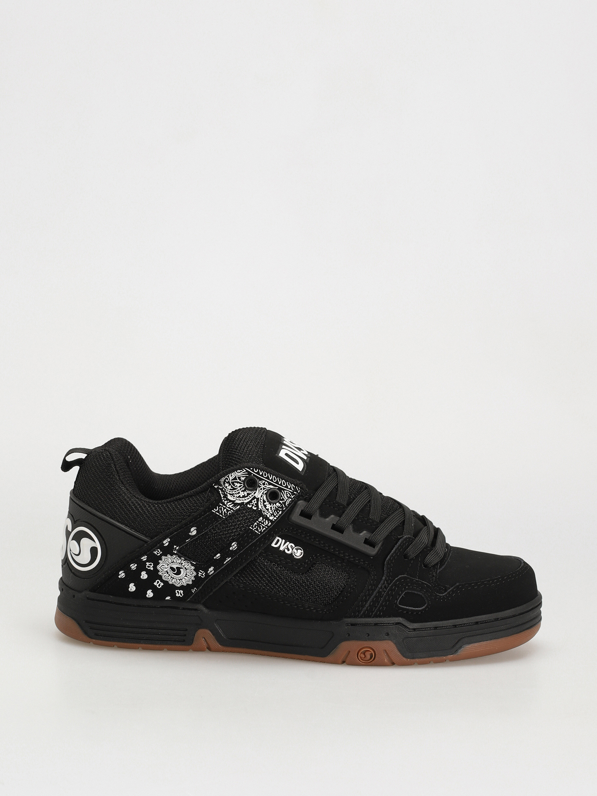 DVS Comanche Cipők (black white print nubuck)