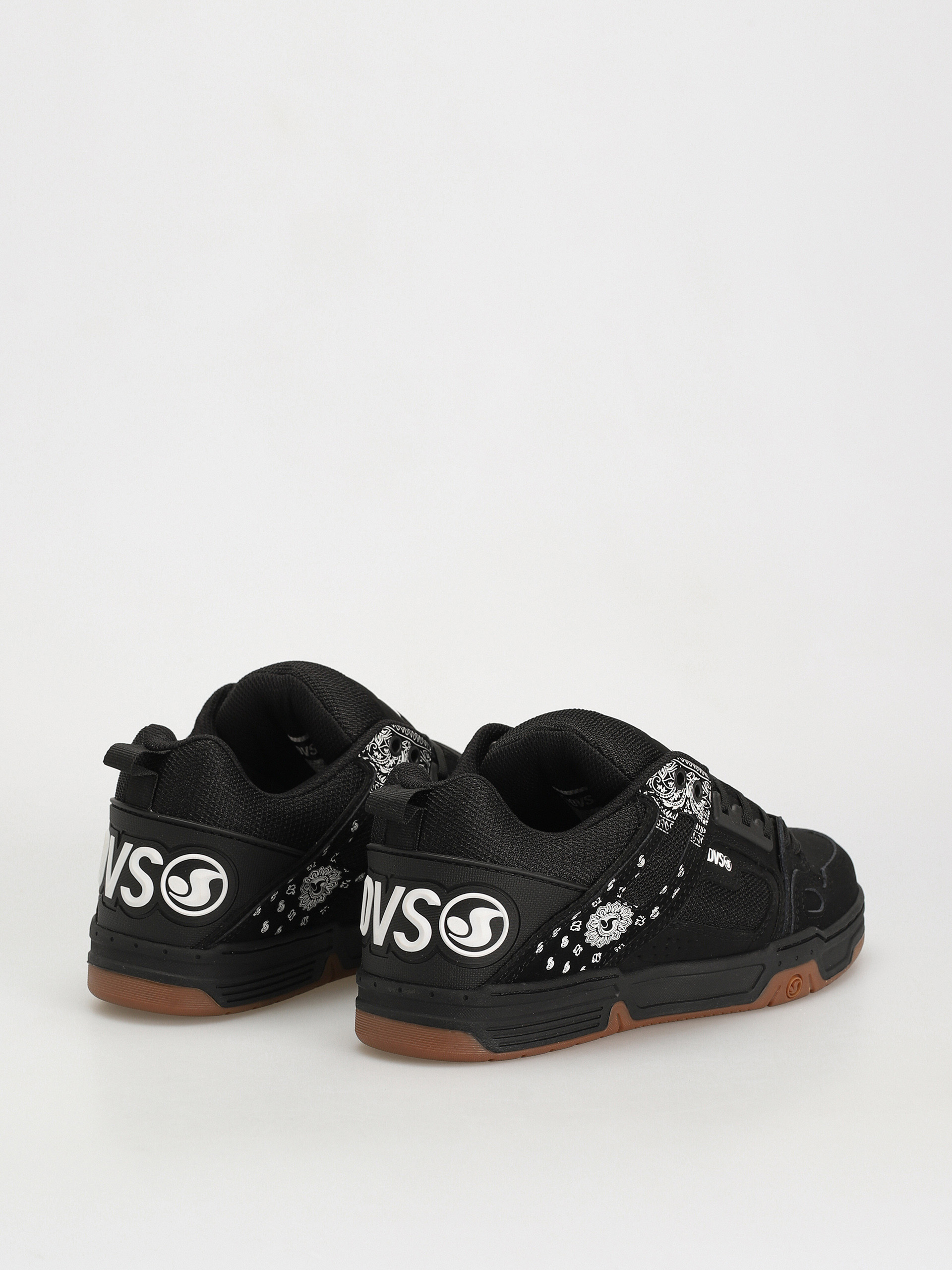 DVS Comanche Cipők (black white print nubuck)
