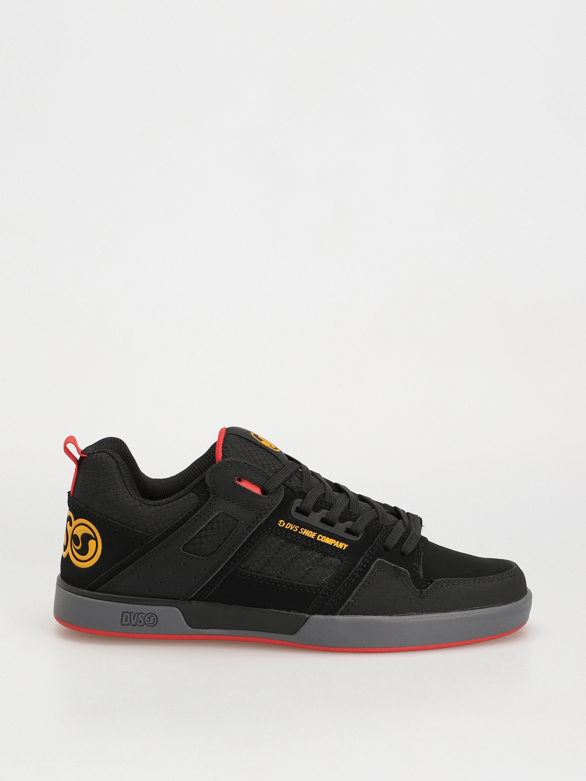 DVS Comanche 2.0+ Cipők (black yellow red nubuck)