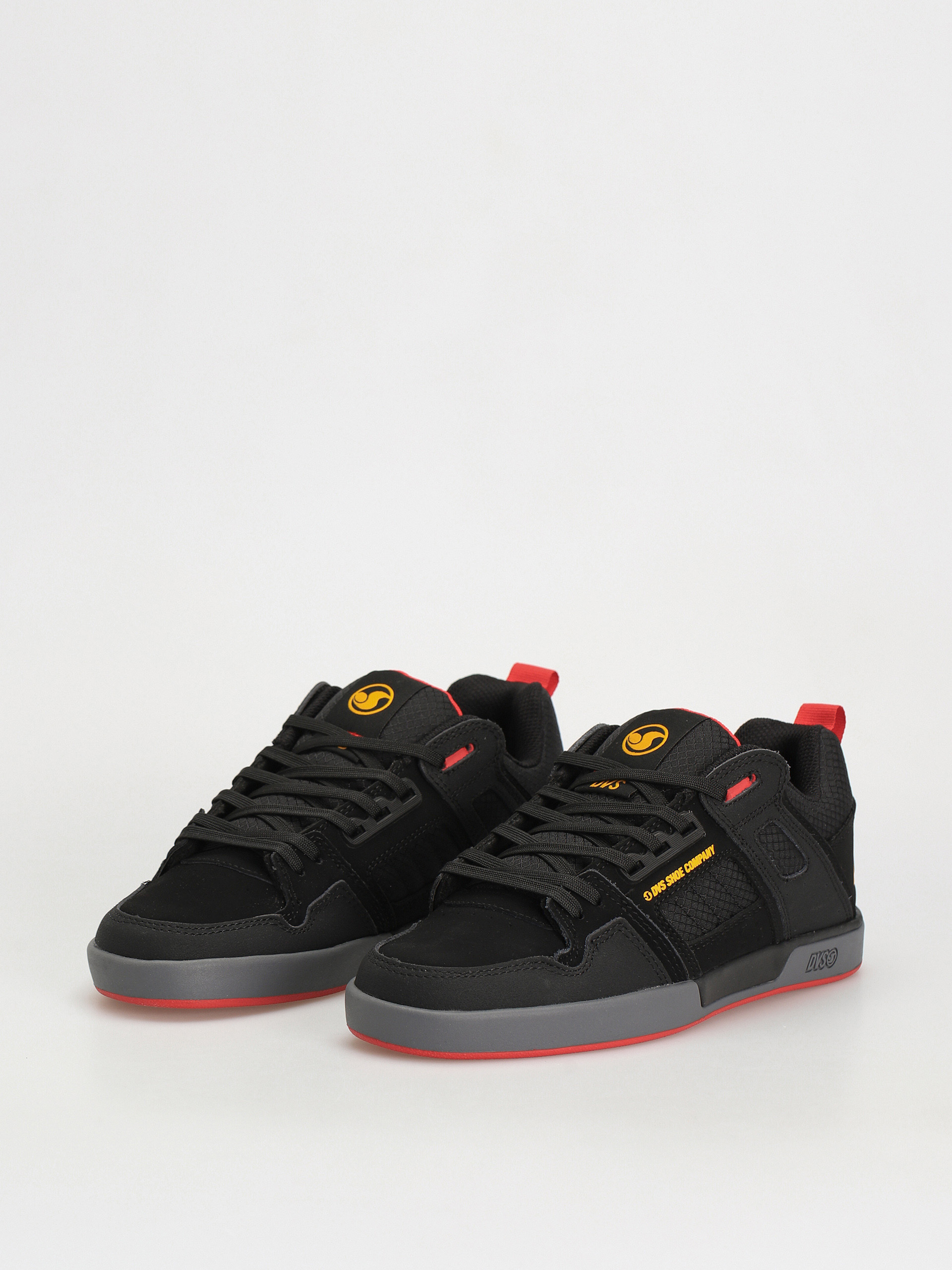 DVS Comanche 2.0+ Cipők (black yellow red nubuck)