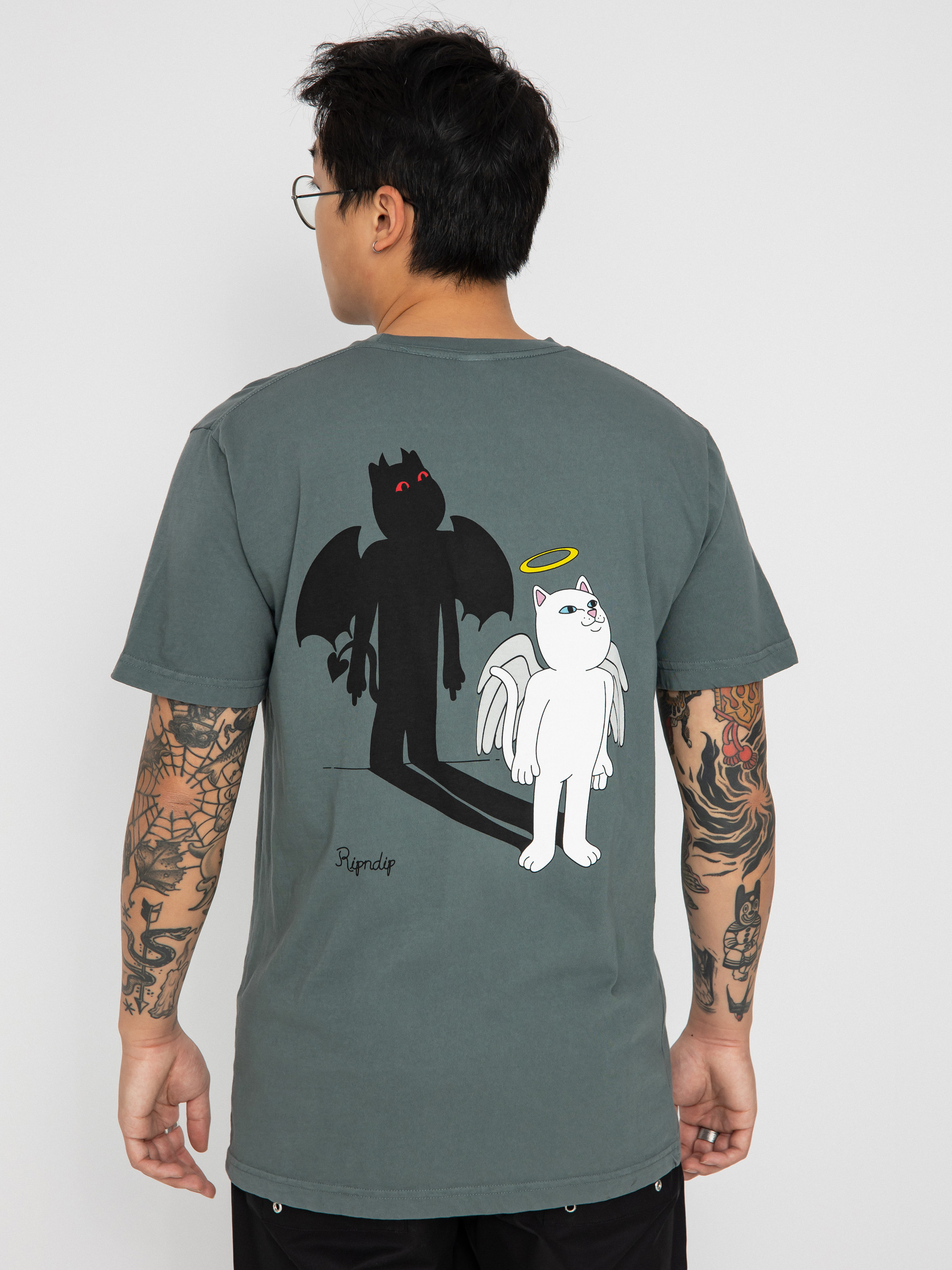 RipNDip Shadow Friend póló (charcoal)