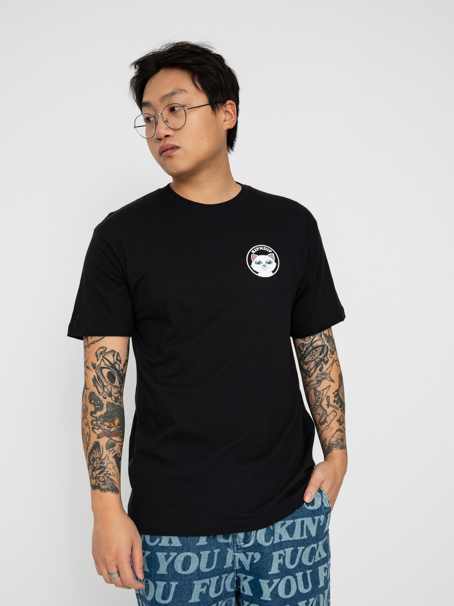 RipNDip Stop Being A Pussy póló (black)