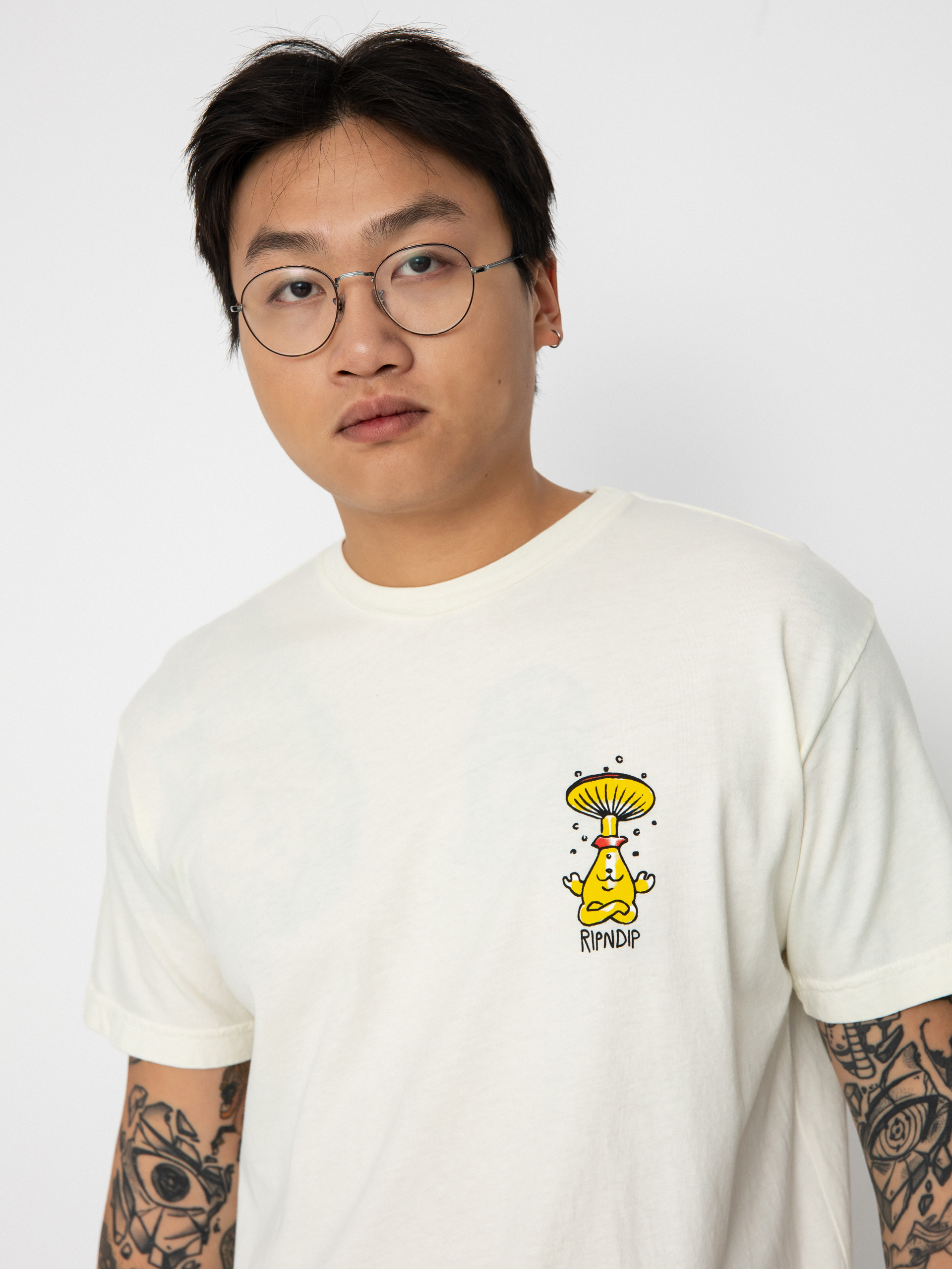 RipNDip Know Ur Shrooms póló (natural)