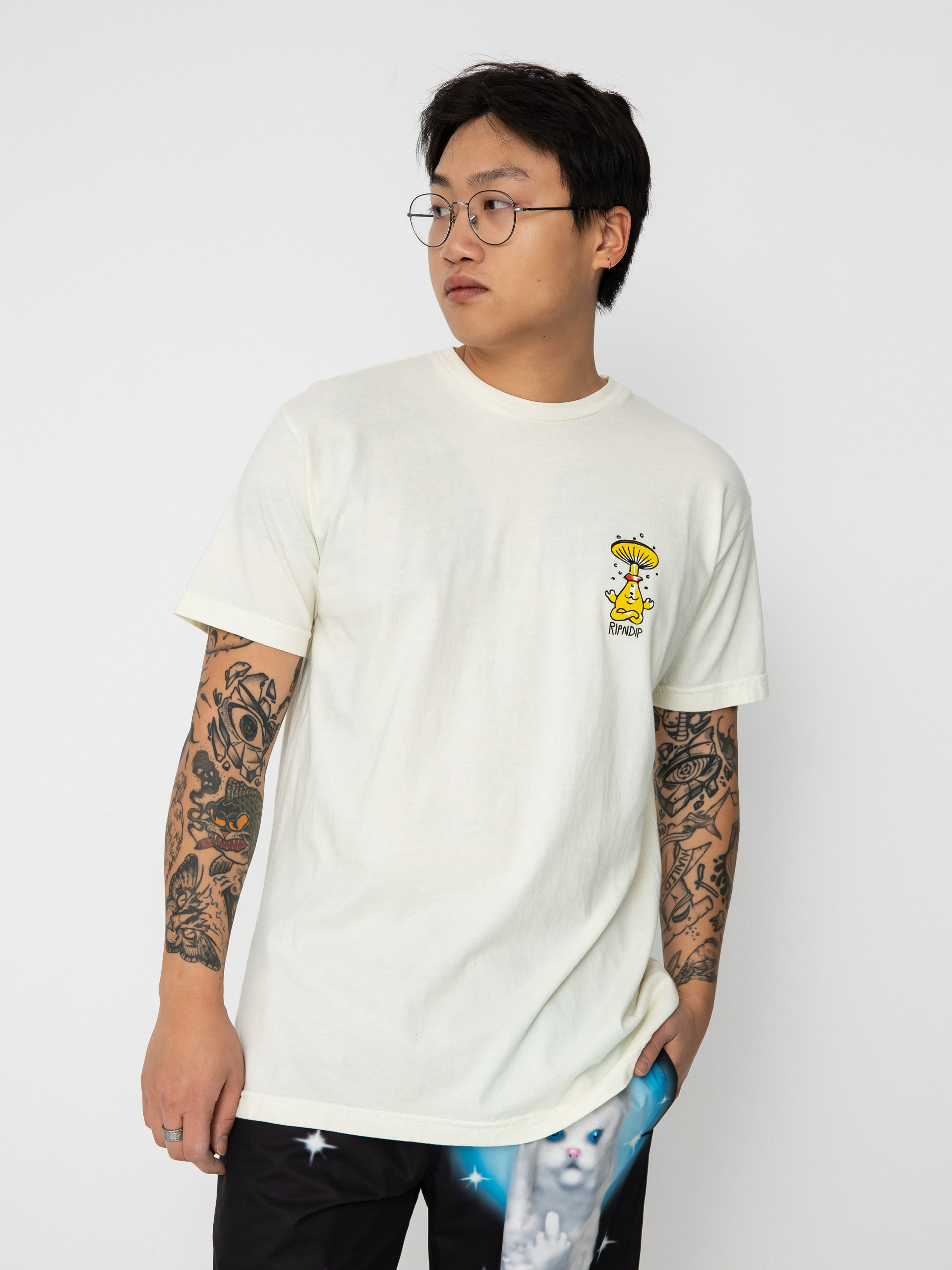 RipNDip Know Ur Shrooms póló (natural)