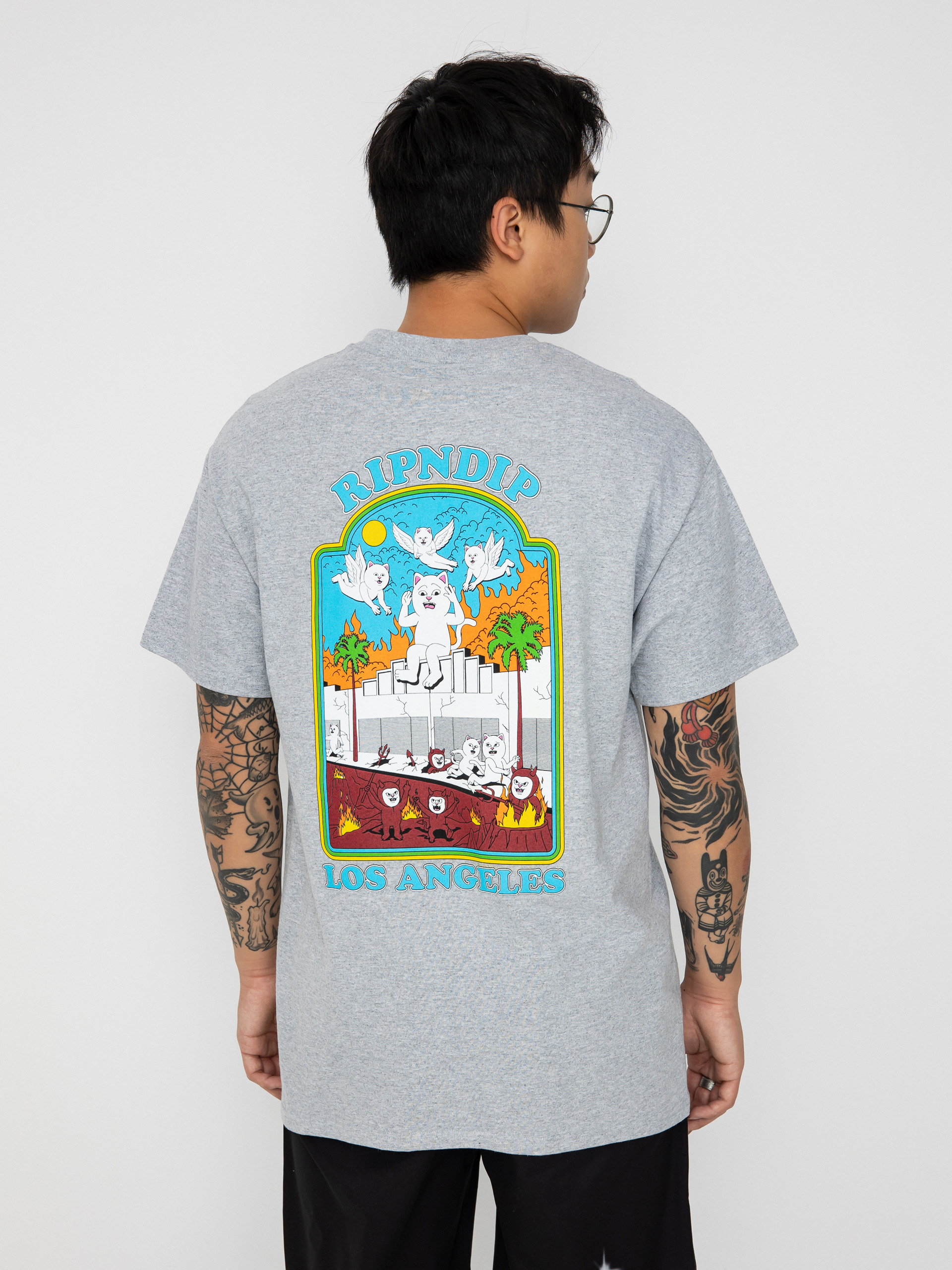 RipNDip Heaven On Earth póló (ash heather)