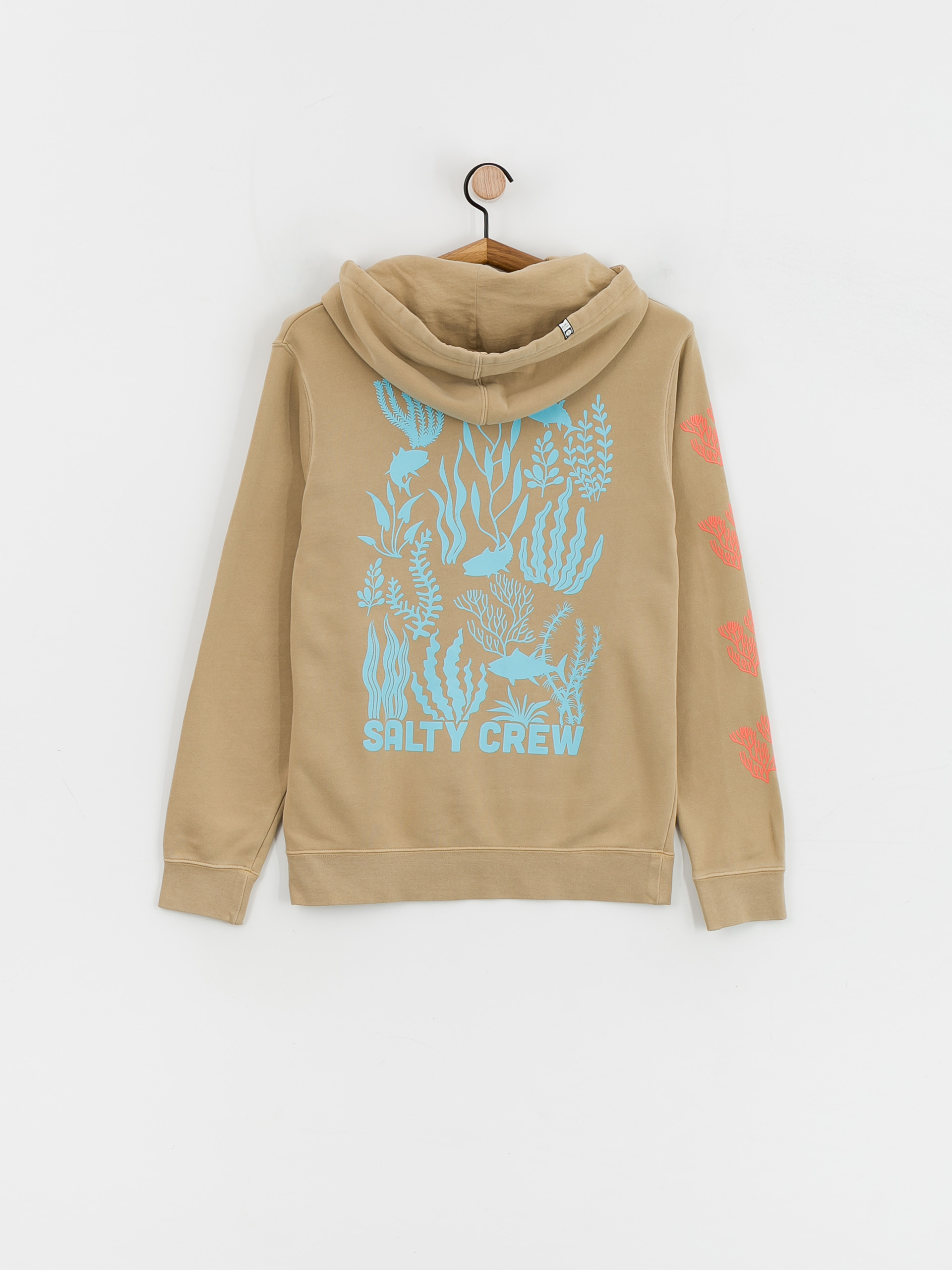 Salty Crew Kelp Forest Boyfriend HD Kapucnis pulóver Wmn (sandstone)