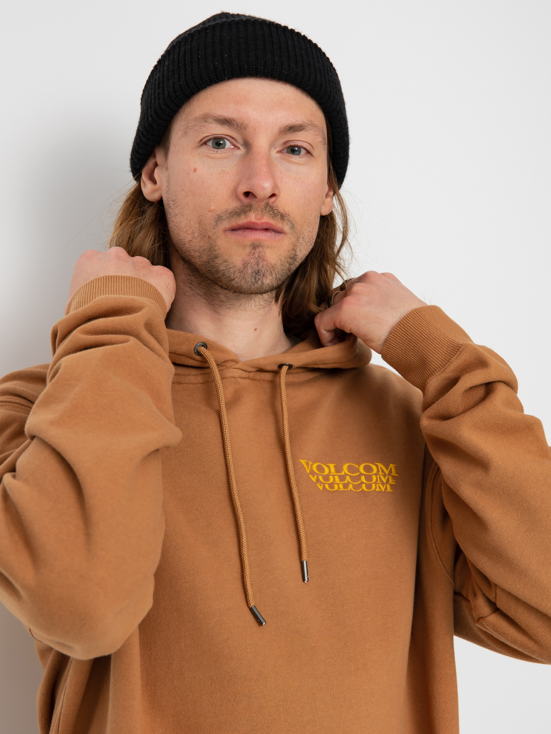 Volcom Terry Stoned HD Kapucnis pulóver (tobacco)